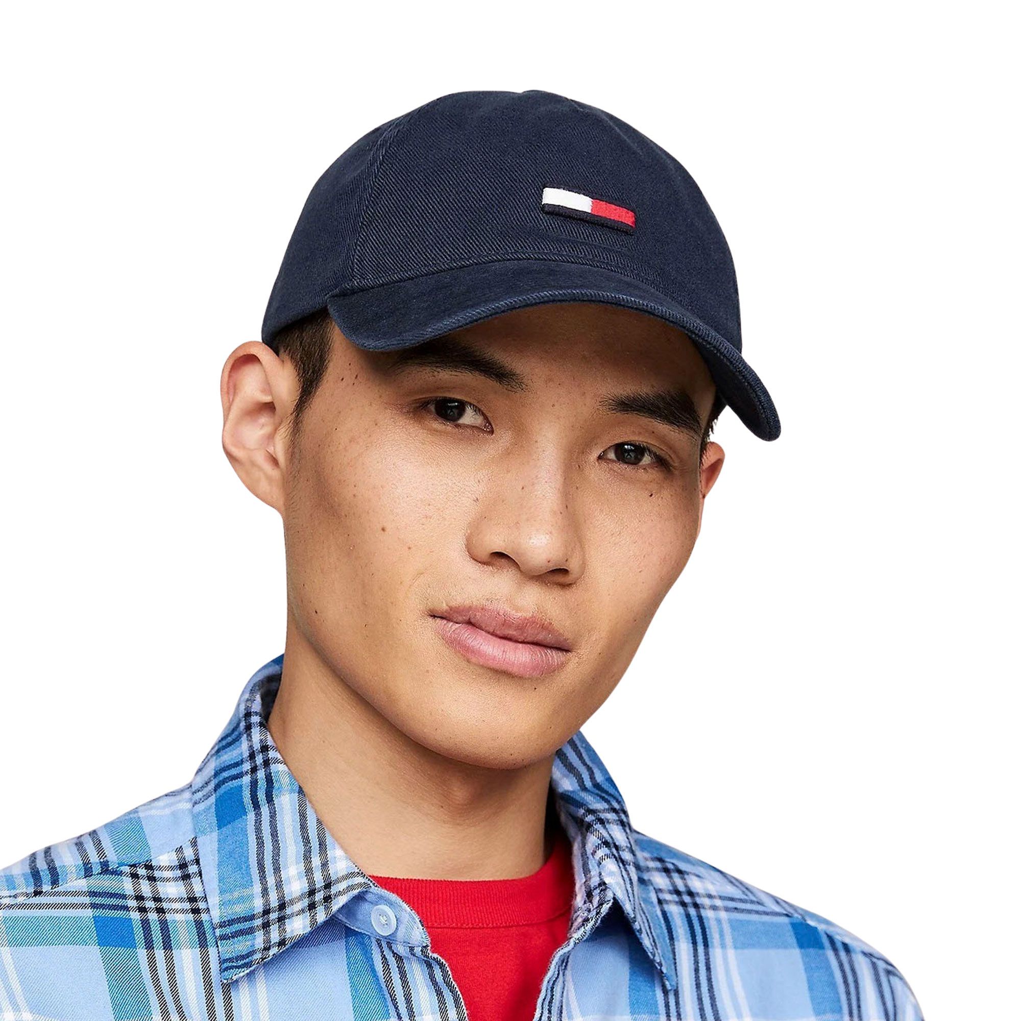 Casquette Tommy Hilfiger Jeans Elongated Flag Denim Hommes