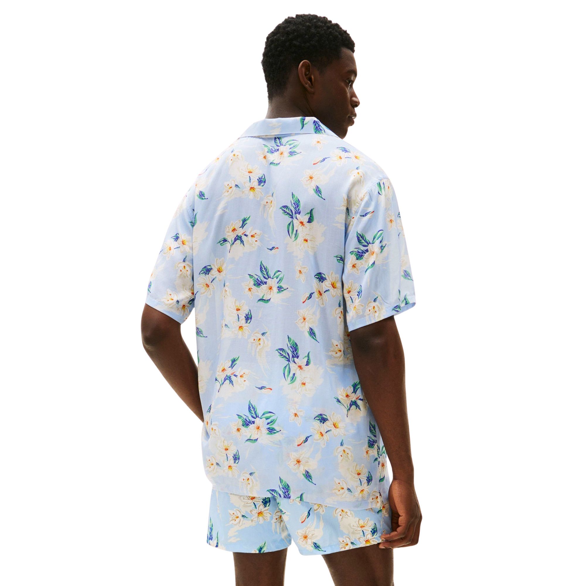 Tommy Hilfiger Flower Print Bowling Overhemd Heren