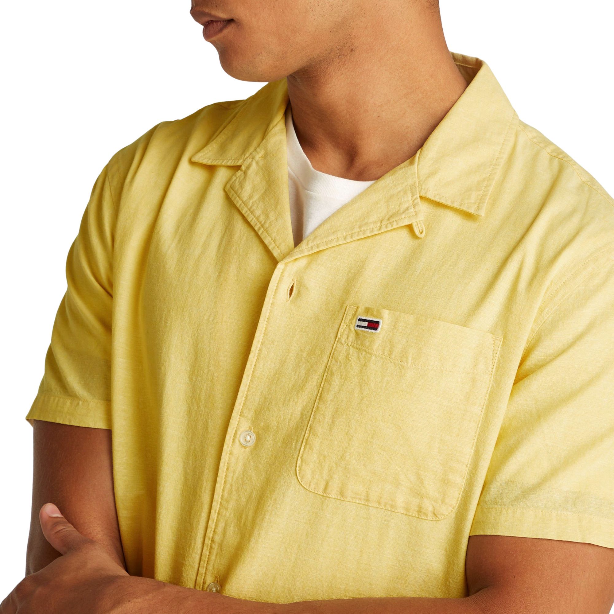 Chemise Tommy Hilfiger Regular Fit Linnen Blend SS Hommes