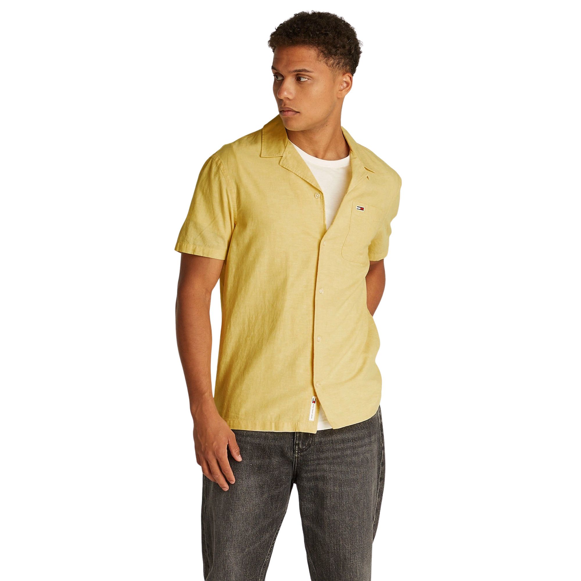 Chemise Tommy Hilfiger Regular Fit Linnen Blend SS Hommes
