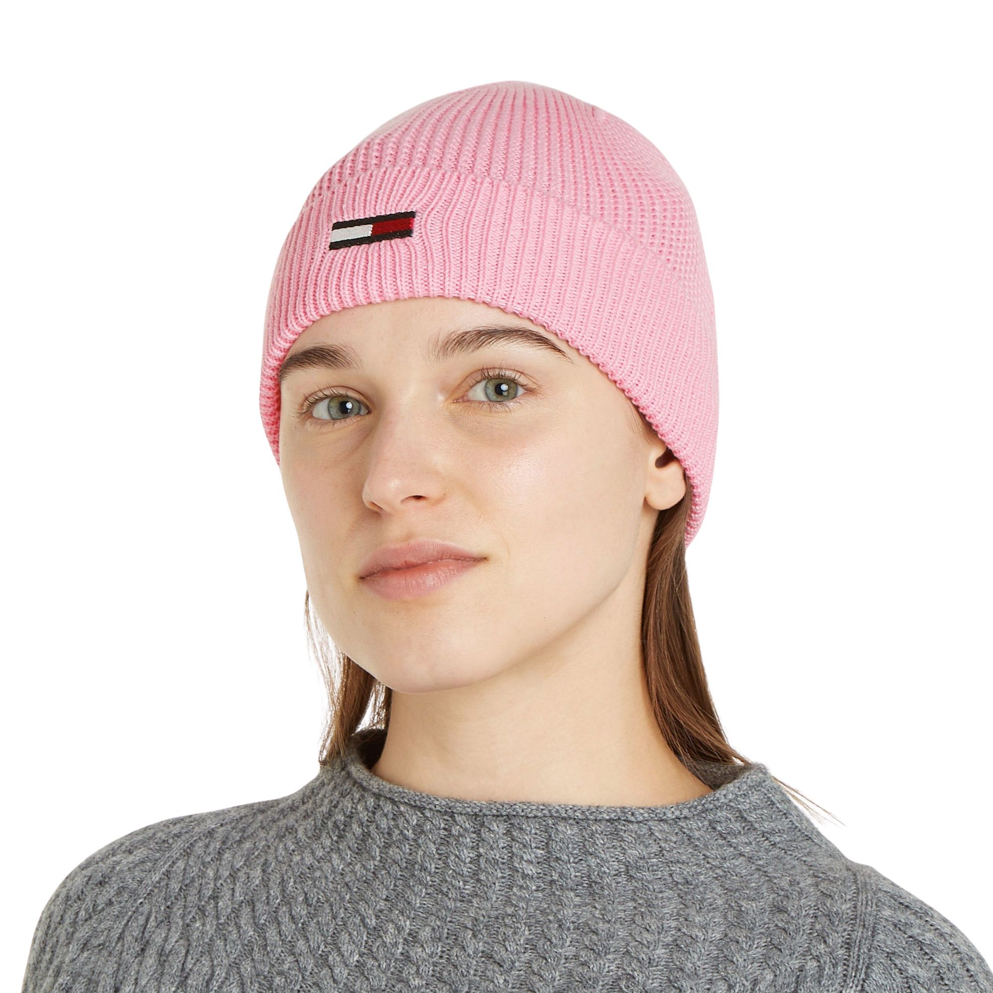 Tommy Hilfiger Elongated Flag Beanie Dames