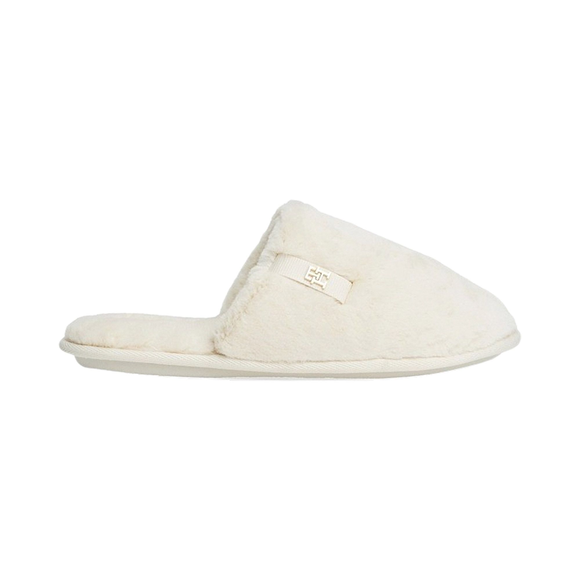 Tommy Hilfiger Monogram Faux Fur Pantoffels Dames