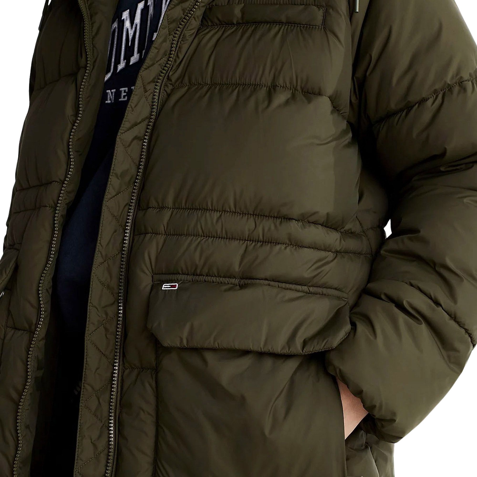 Tommy Hilfiger Midi Vail Puffer Winterjas Dames