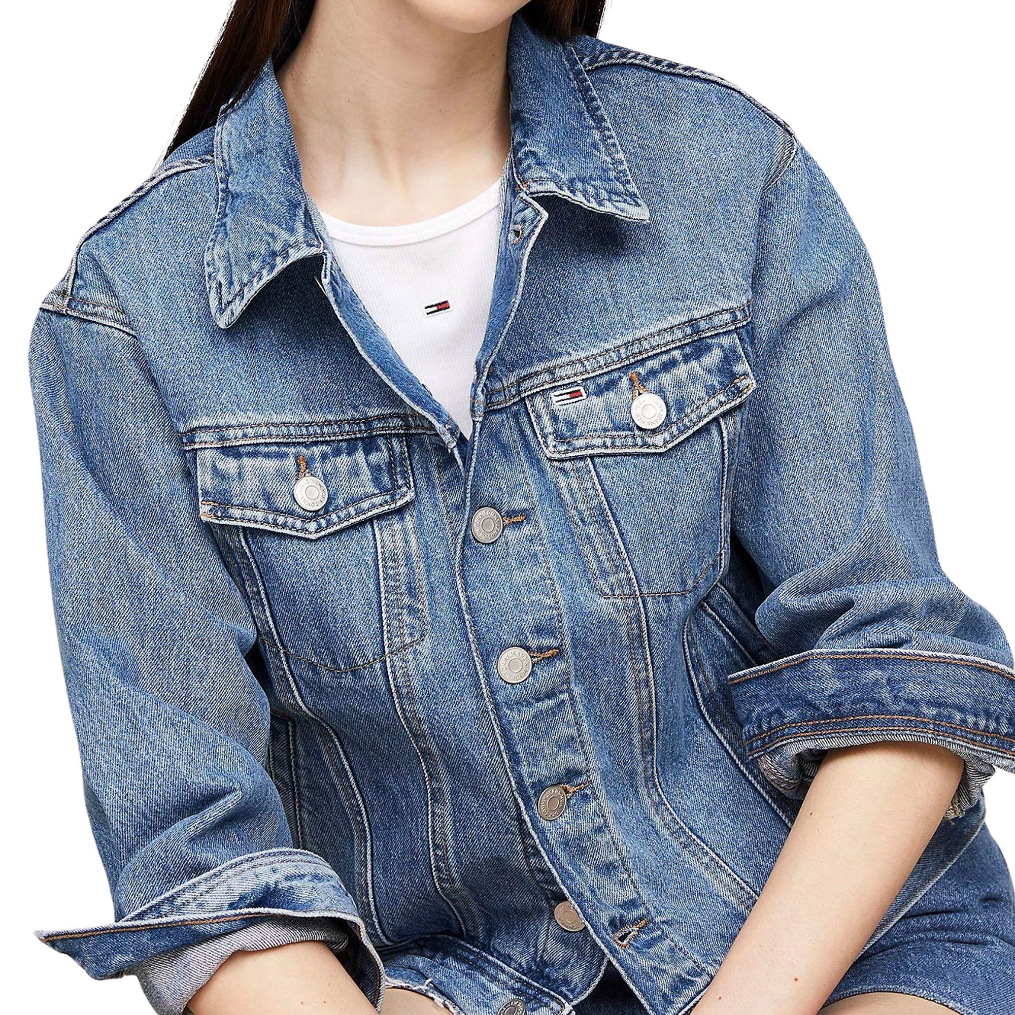 Veste en jeans Tommy Hilfiger Mom Classic Trucker Femmes
