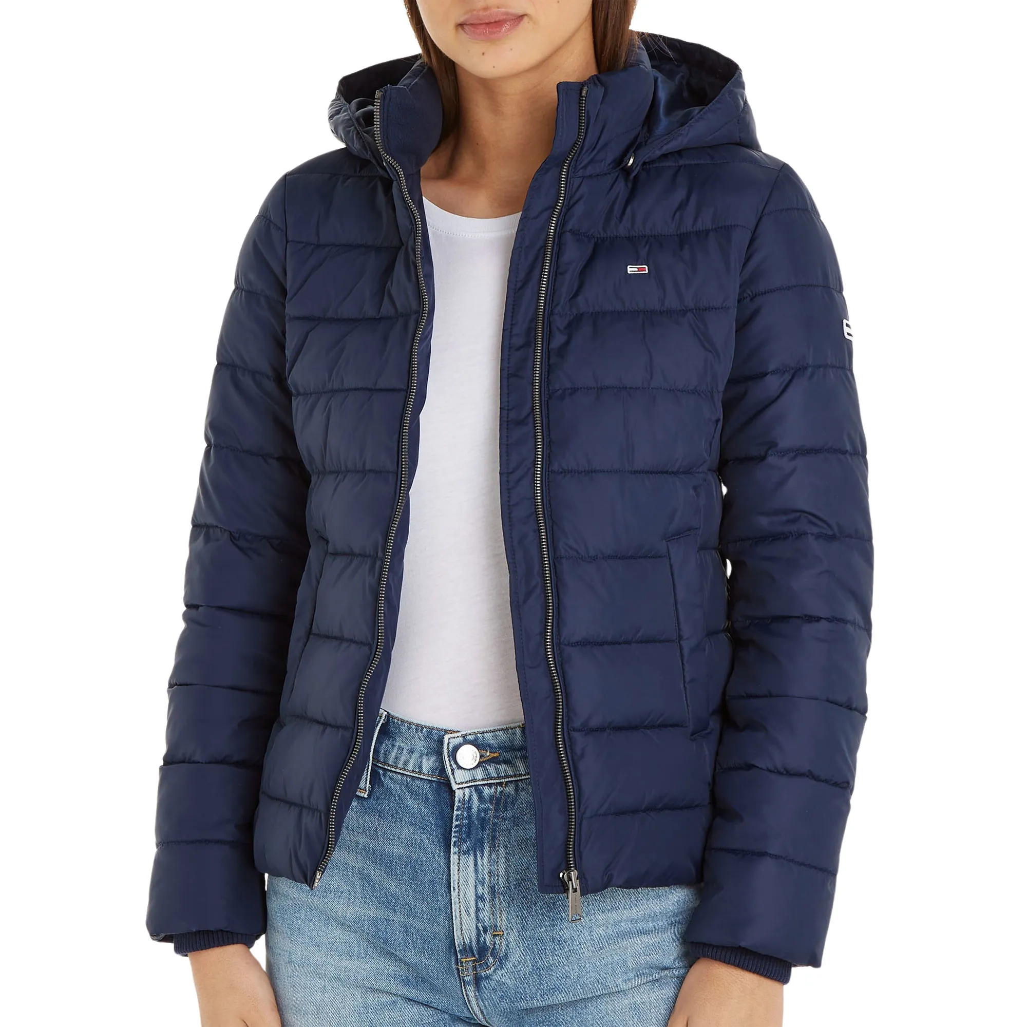 Tommy Hilfiger Basic Hooded Winterjas Dames