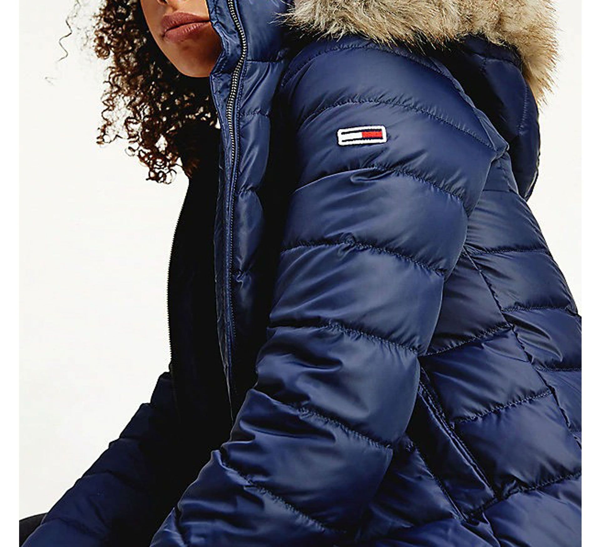 Tommy Hilfiger Basic Hooded Winterjas Dames