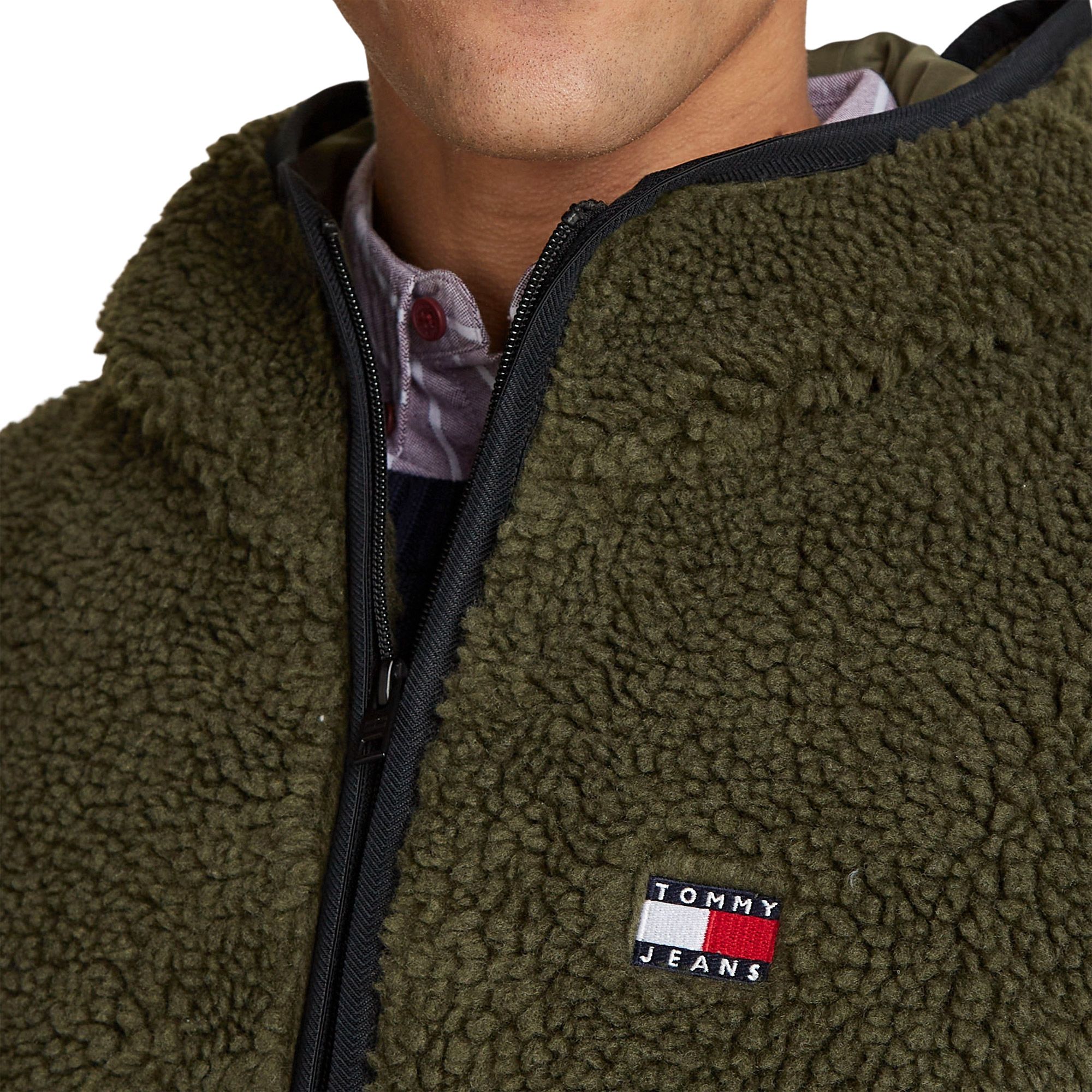Veste Tommy Hilfiger Regular Badge Teddy Zip Hommes
