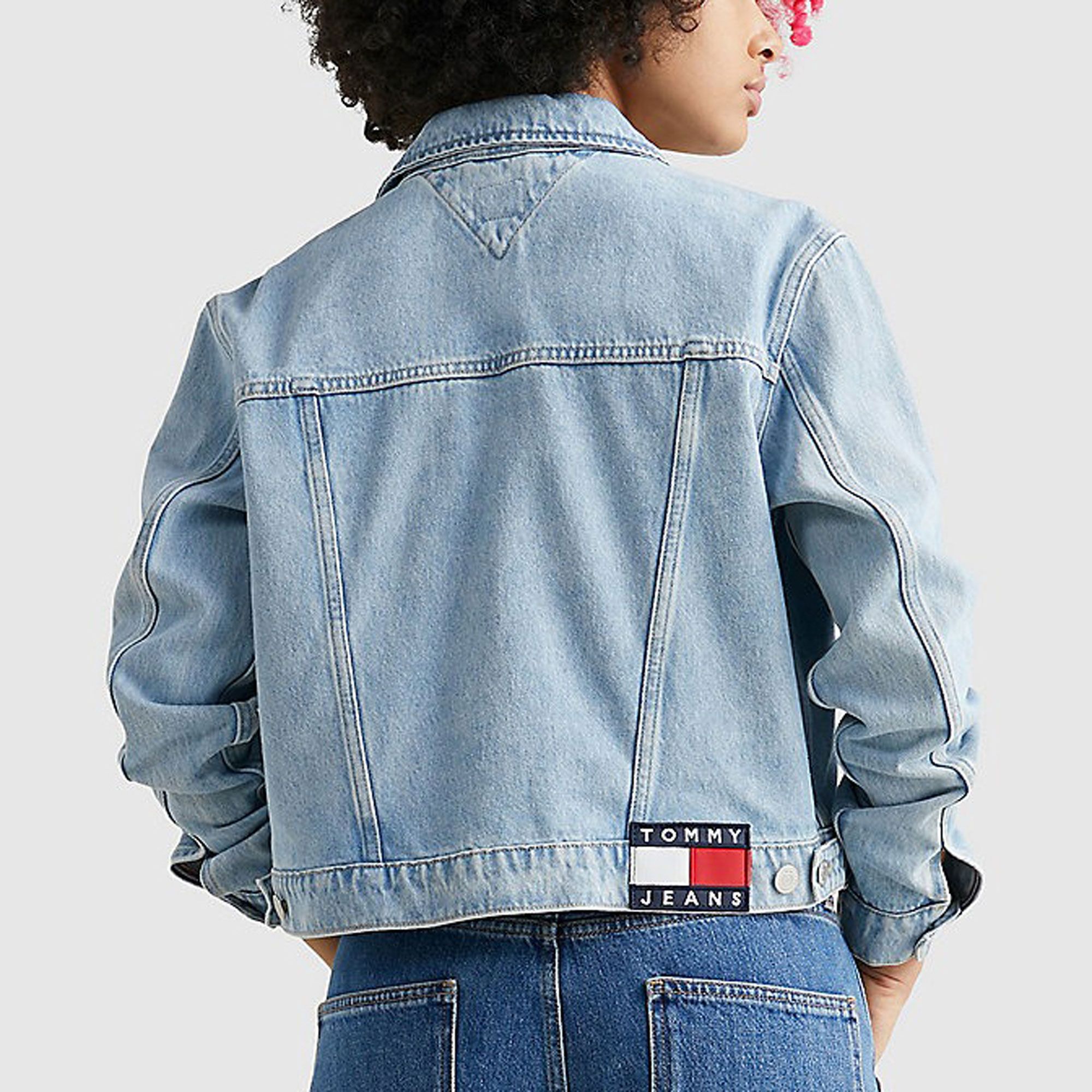 Tommy Hilfiger Izzie Slim Denim Jas Dames