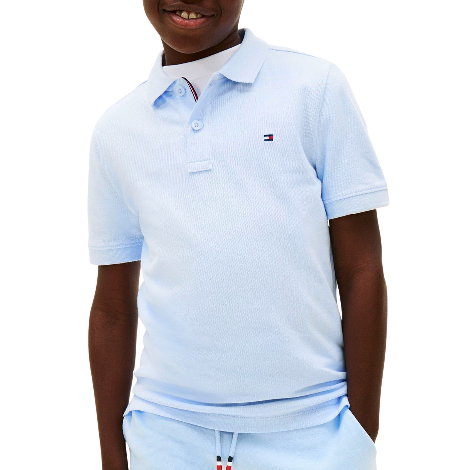 Tommy Hilfiger Contrast Flag Polo Junior