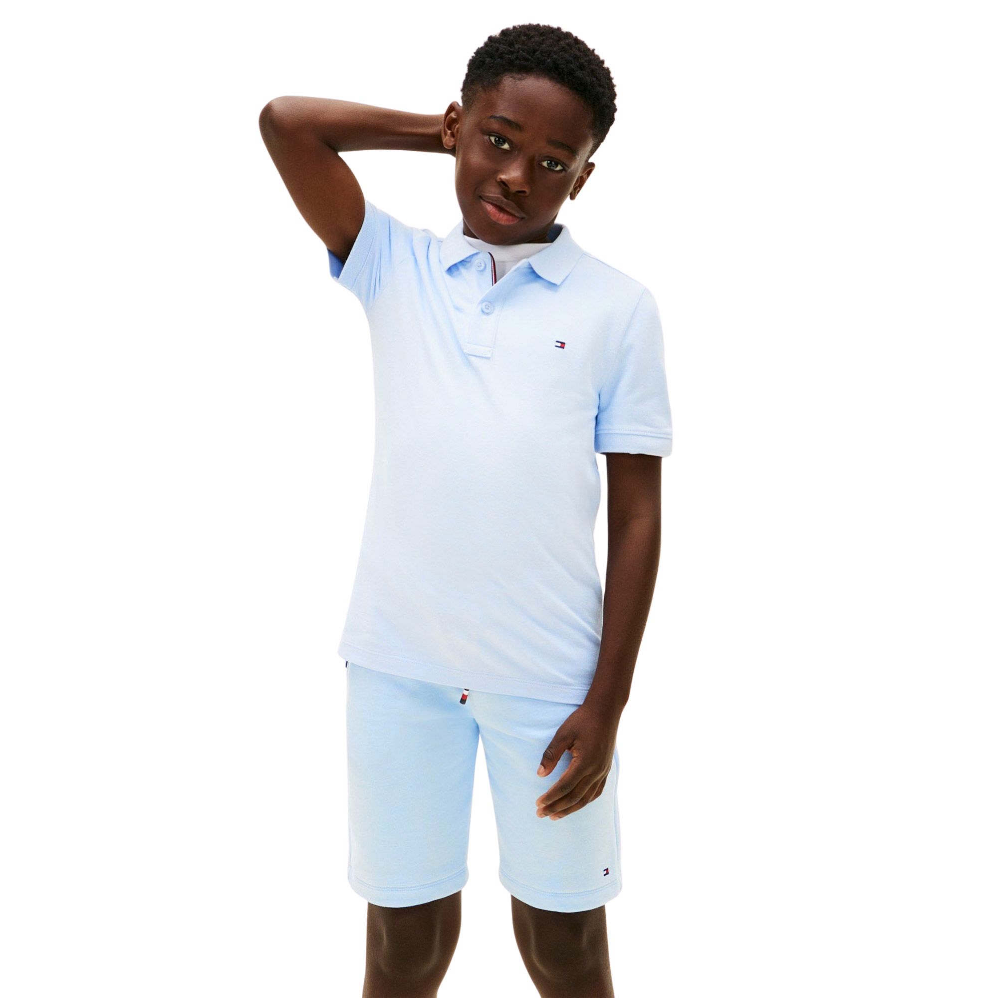 Tommy Hilfiger Contrast Flag Polo Junior