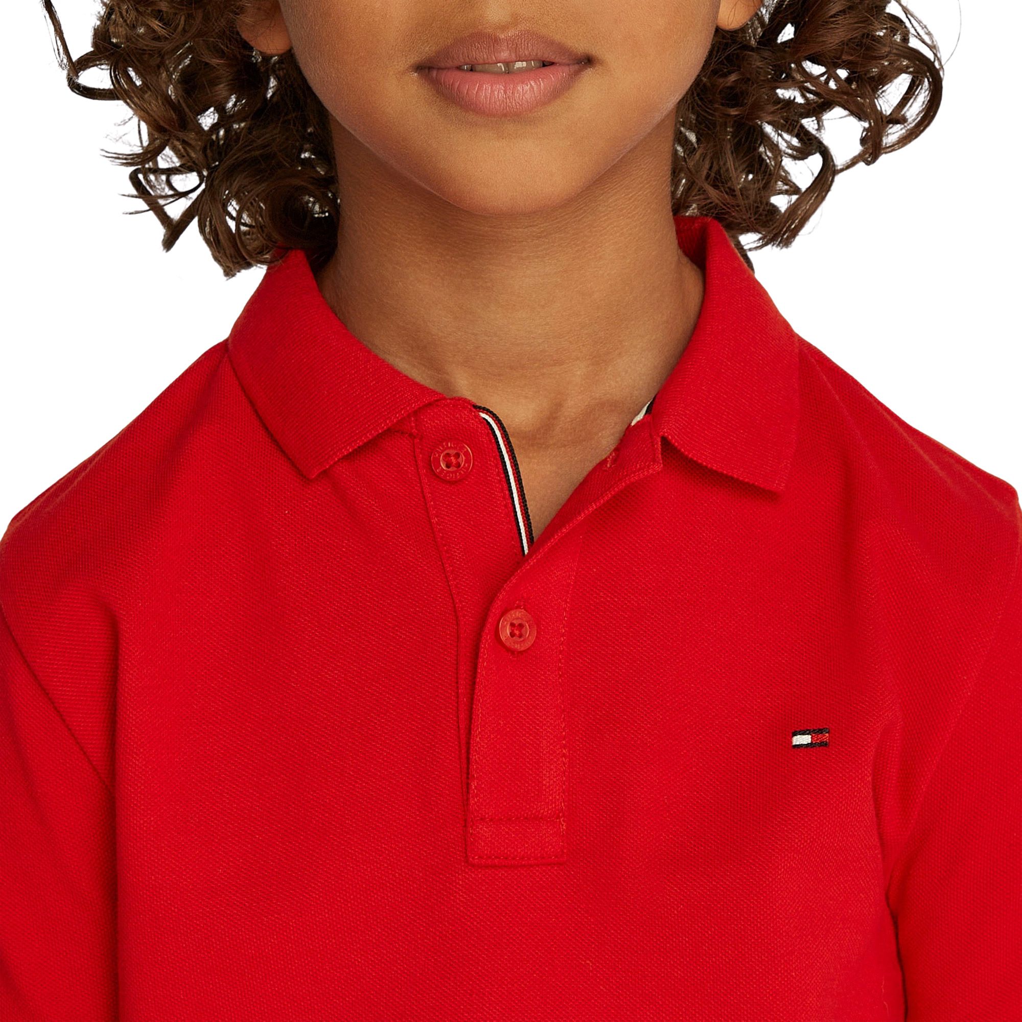 Tommy Hilfiger Contrast Flag Polo Junior