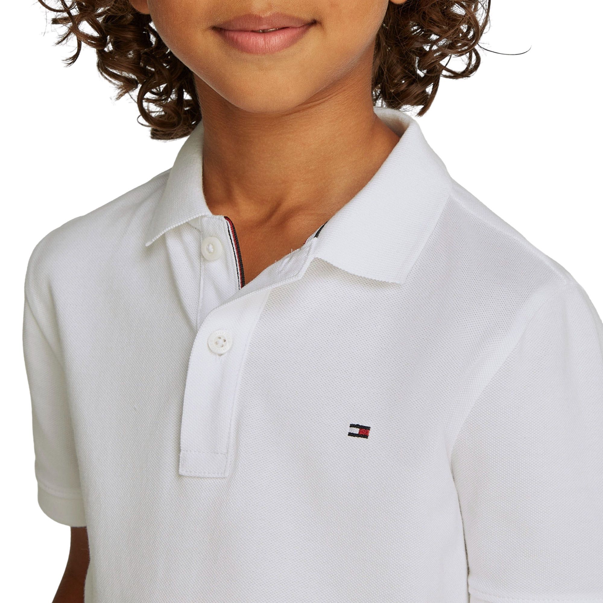 Tommy Hilfiger Contrast Flag Polo Junior