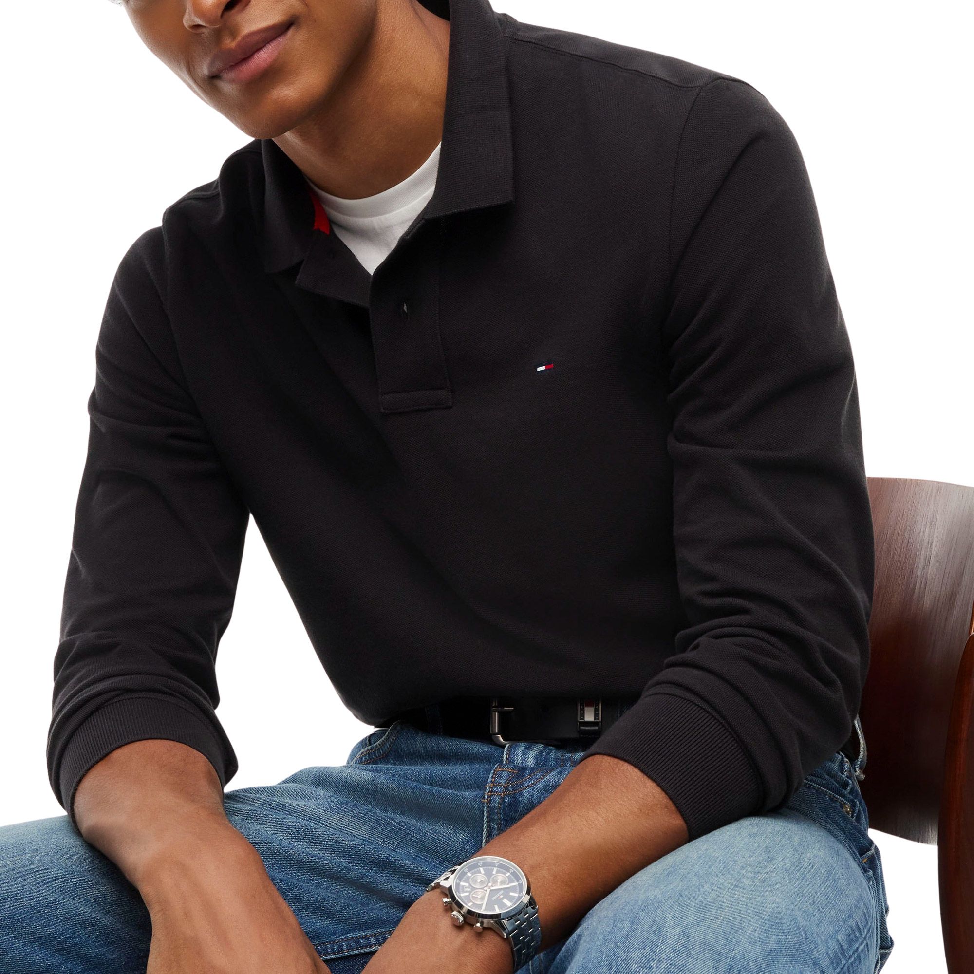 Polo Tommy Hilfiger LS Hommes