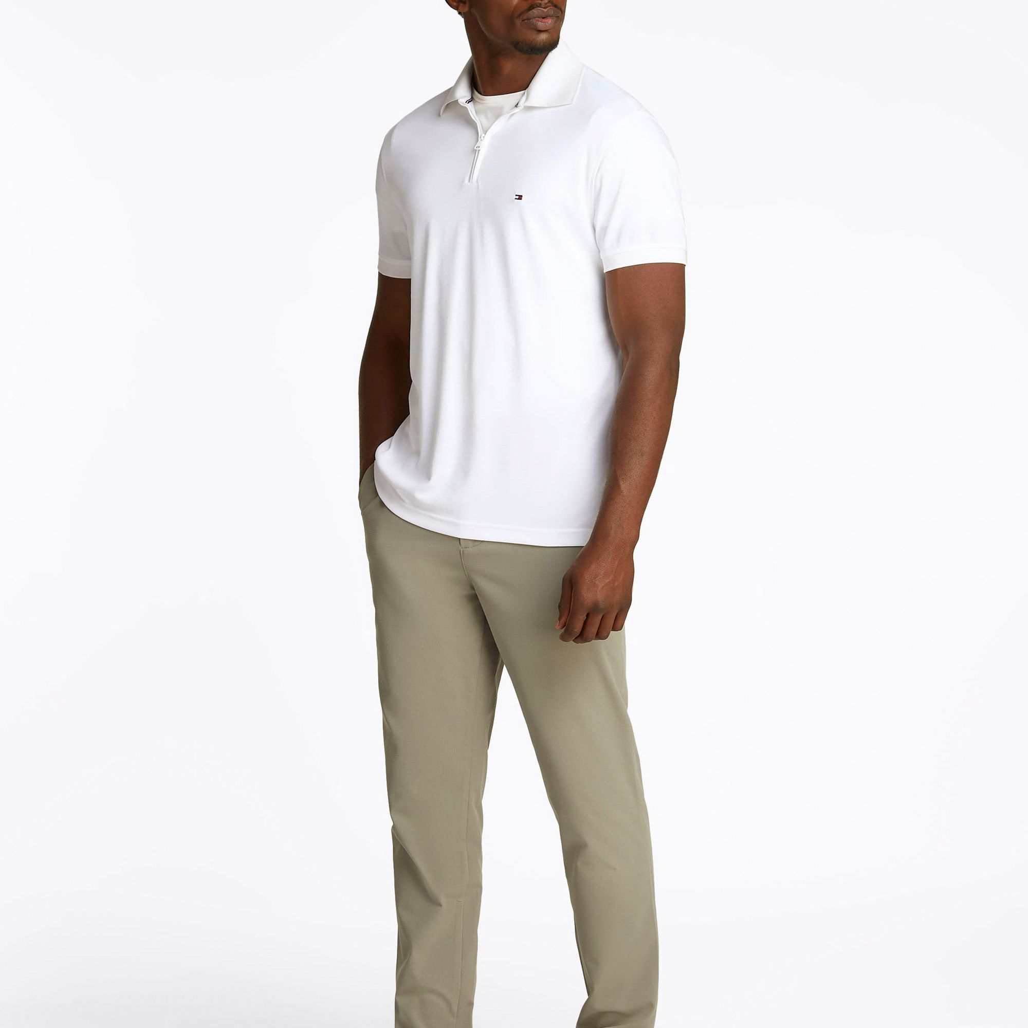 Tommy Hilfiger Performance Quarter Zip Polo Heren