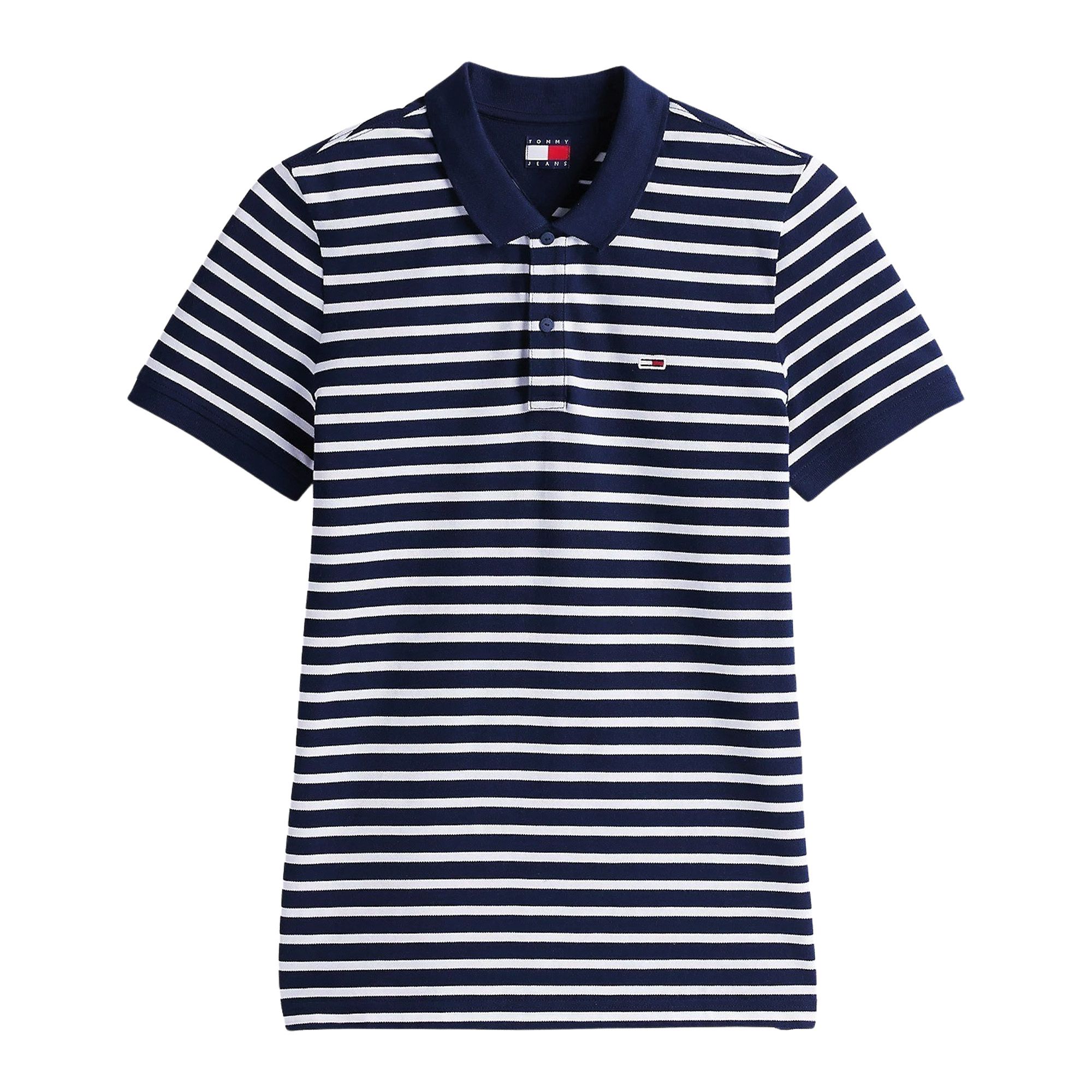 Tommy Hilfiger Slim Placket Flag Polo Heren