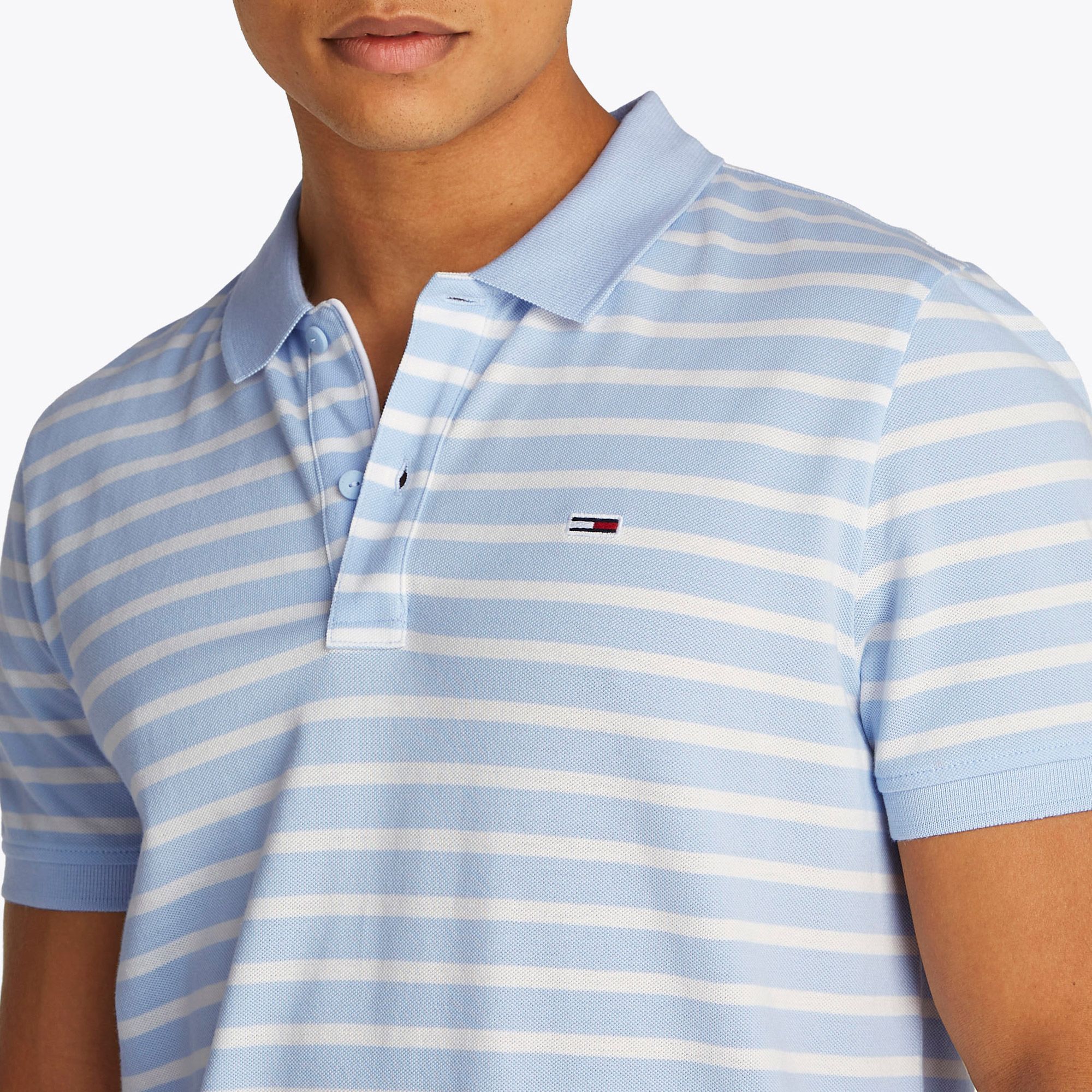 Tommy Hilfiger Slim Placket Flag Polo Heren