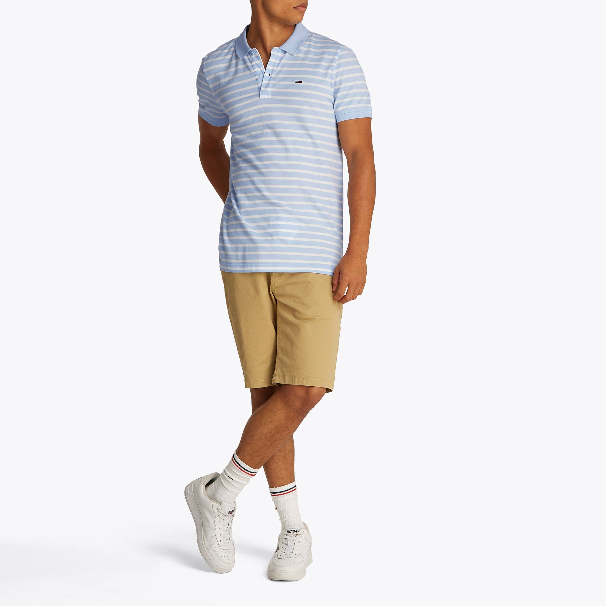 Tommy Hilfiger Slim Placket Flag Polo Heren