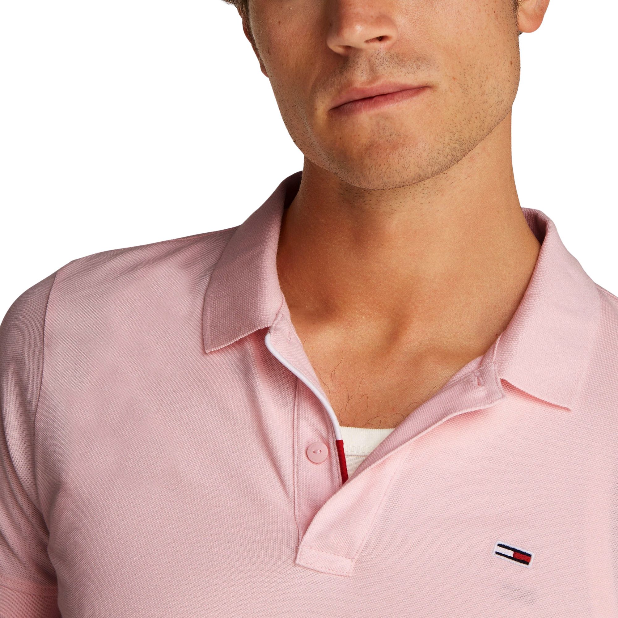 Tommy Hilfiger Slim Placket Flag Polo Heren