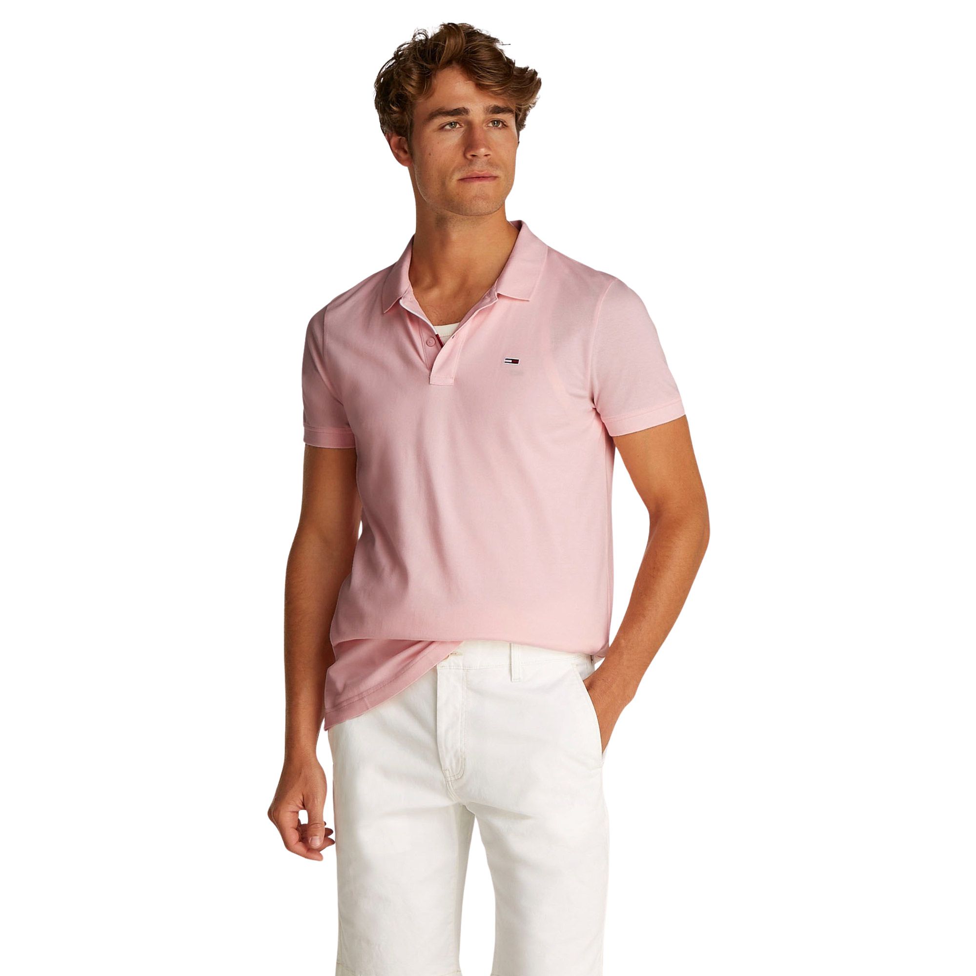 Tommy Hilfiger Slim Placket Flag Polo Heren