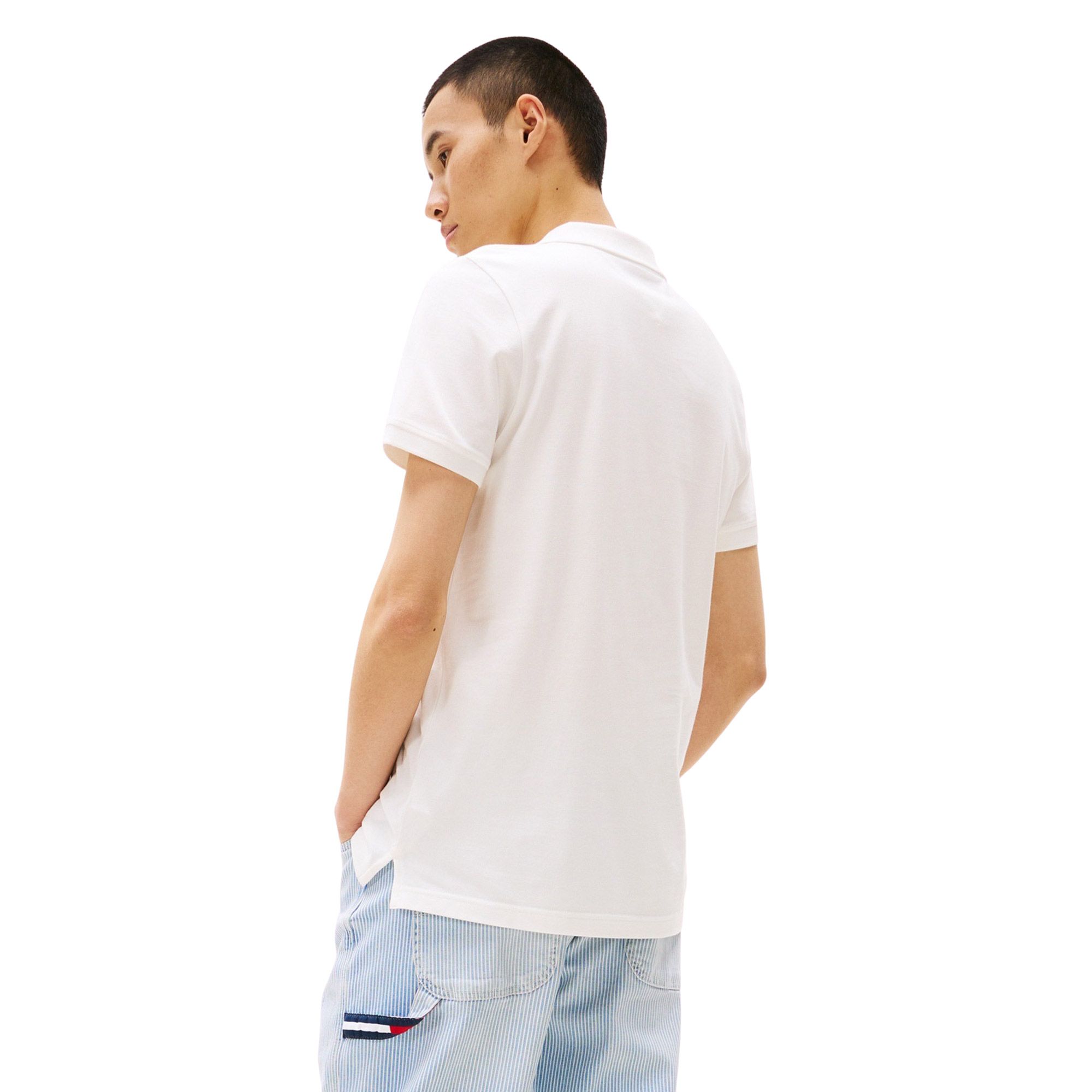 Tommy Hilfiger Slim Placket Flag Polo Heren