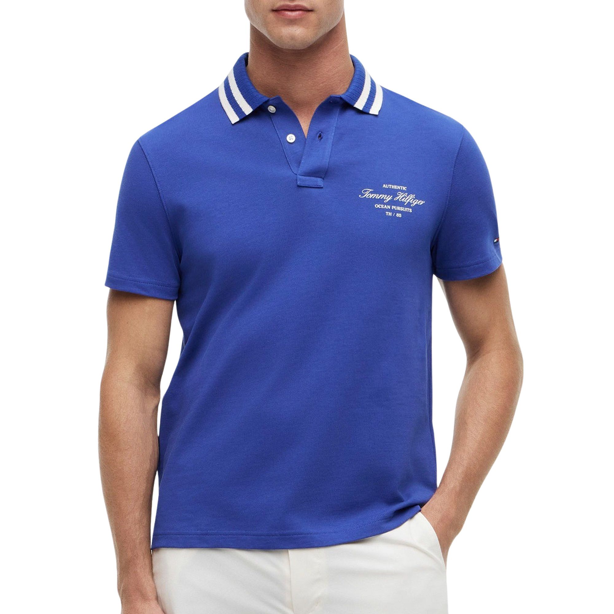 Tommy Hilfiger Left Chest Graphic Polo Heren