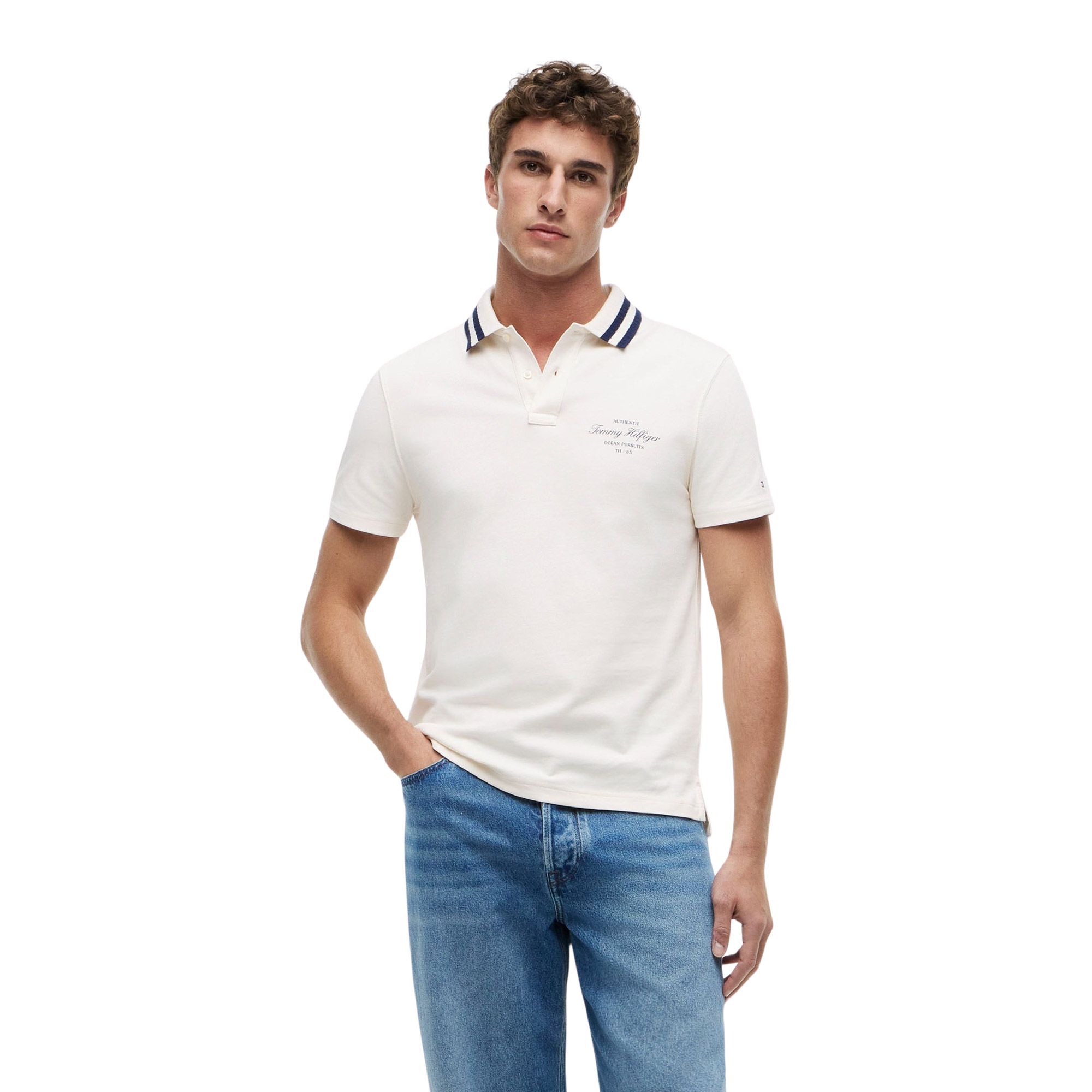 Tommy Hilfiger Left Chest Graphic Polo Men