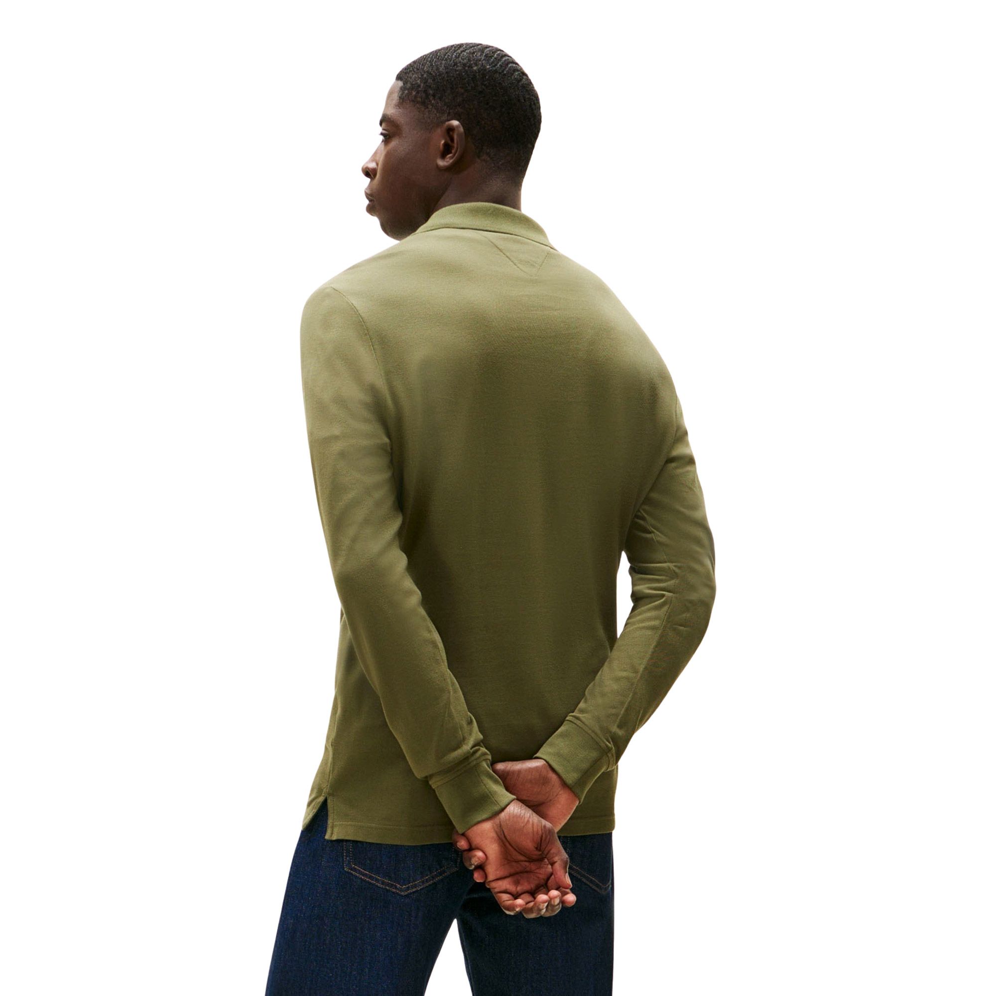 Tommy Hilfiger Slim Placket Longsleeve Polo Heren
