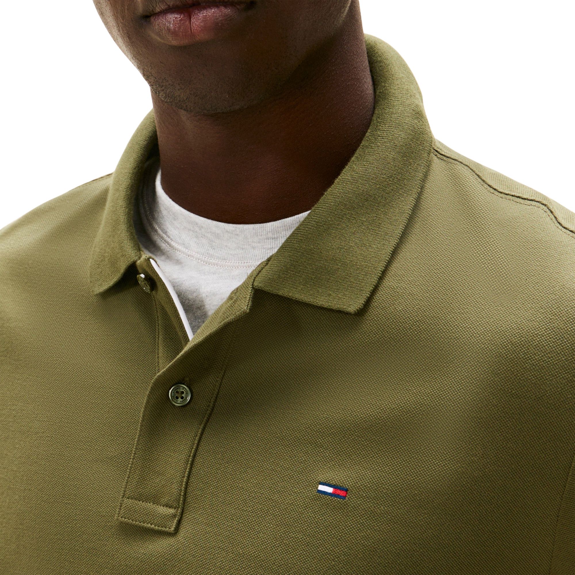Tommy Hilfiger Slim Placket Longsleeve Polo Heren