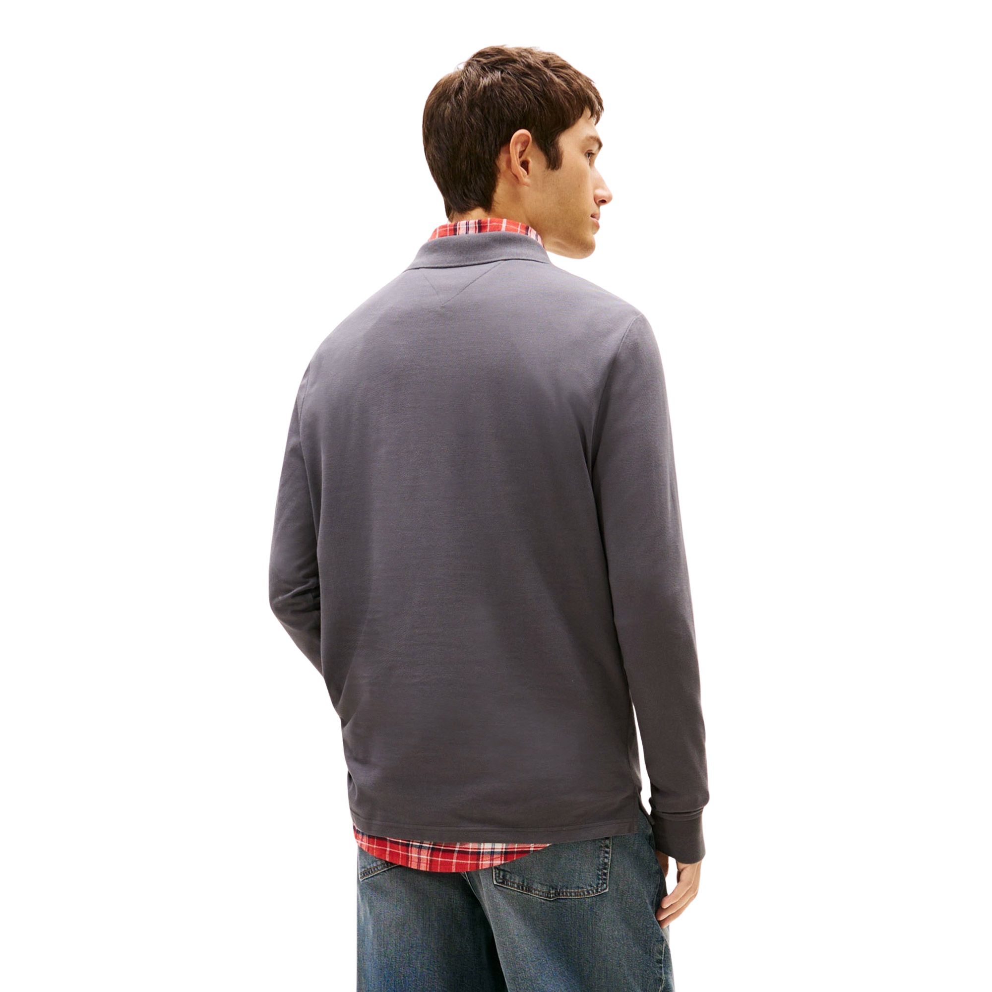 Tommy Hilfiger Slim Placket Longsleeve Polo Heren