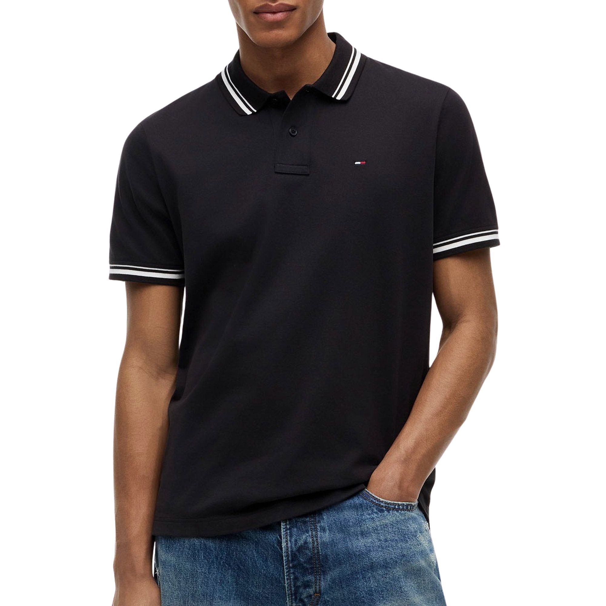 Tommy Hilfiger Regular Tipped Polo Heren