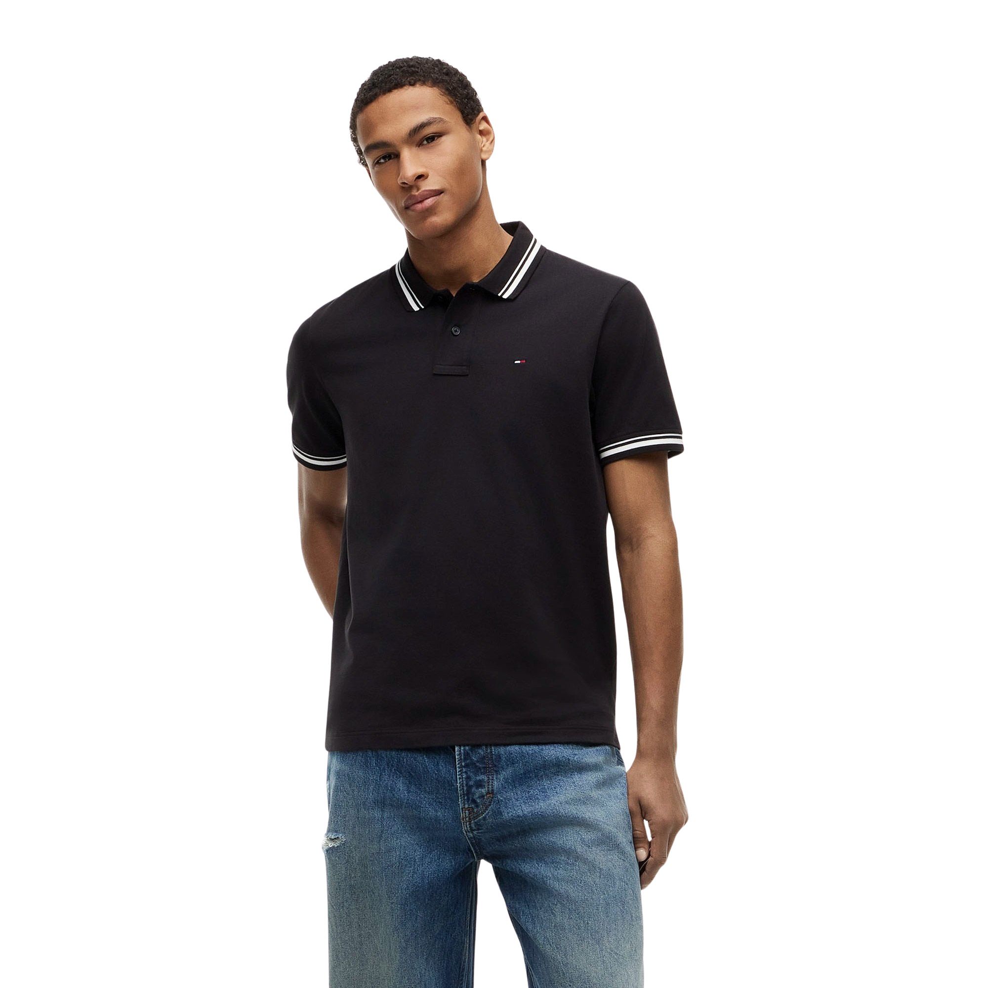 Tommy Hilfiger Regular Tipped Polo Heren