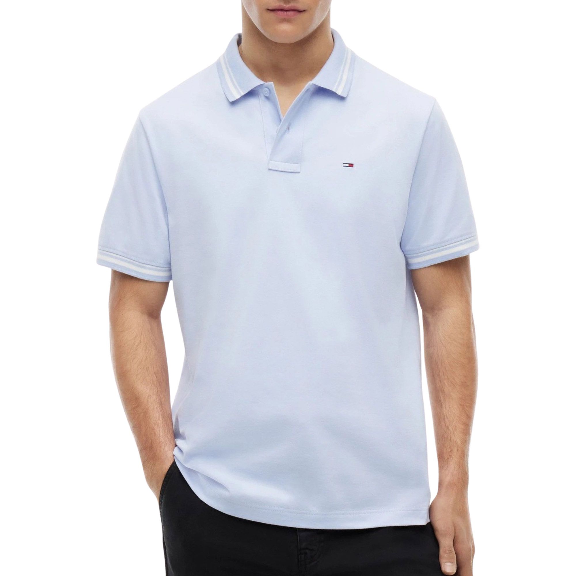 Tommy Hilfiger Regular Tipped Polo Heren