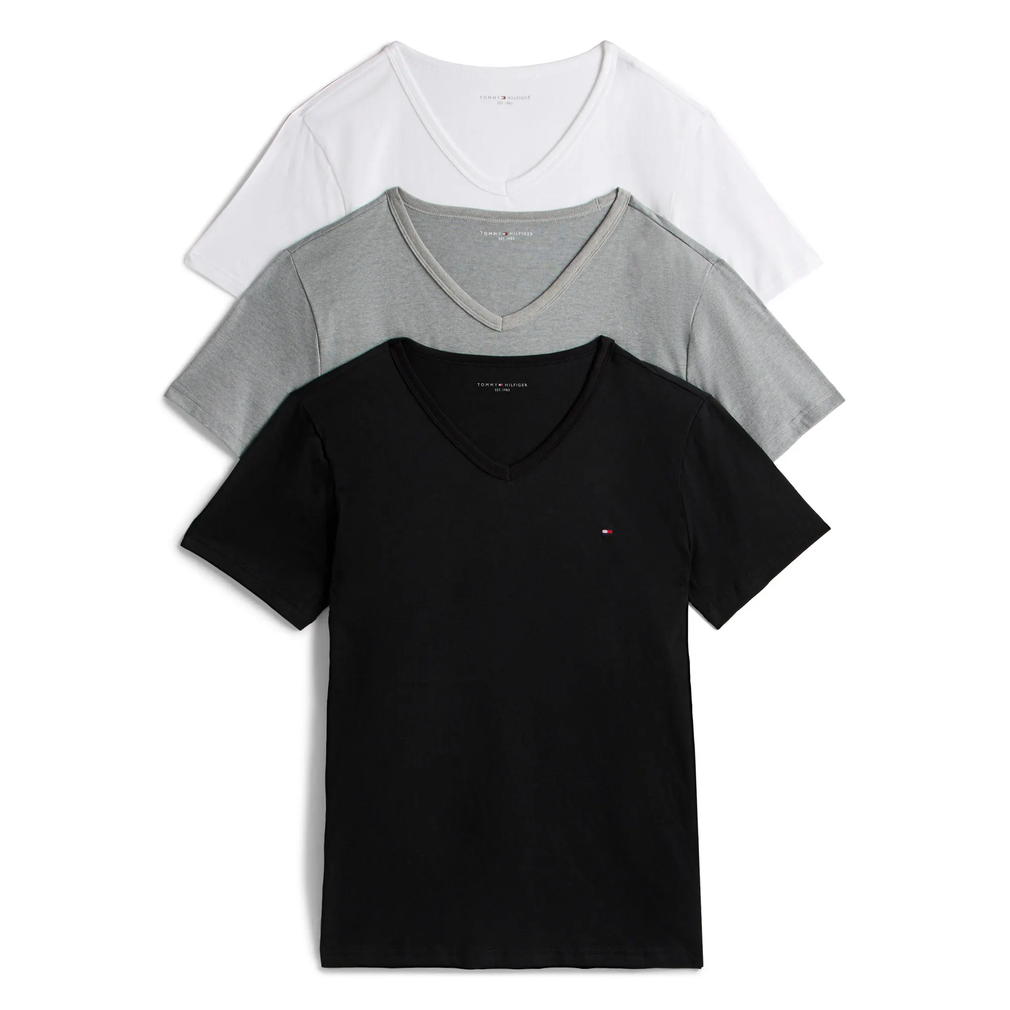 Tommy Hilfiger V-Neck Shirts Heren (3-pack)