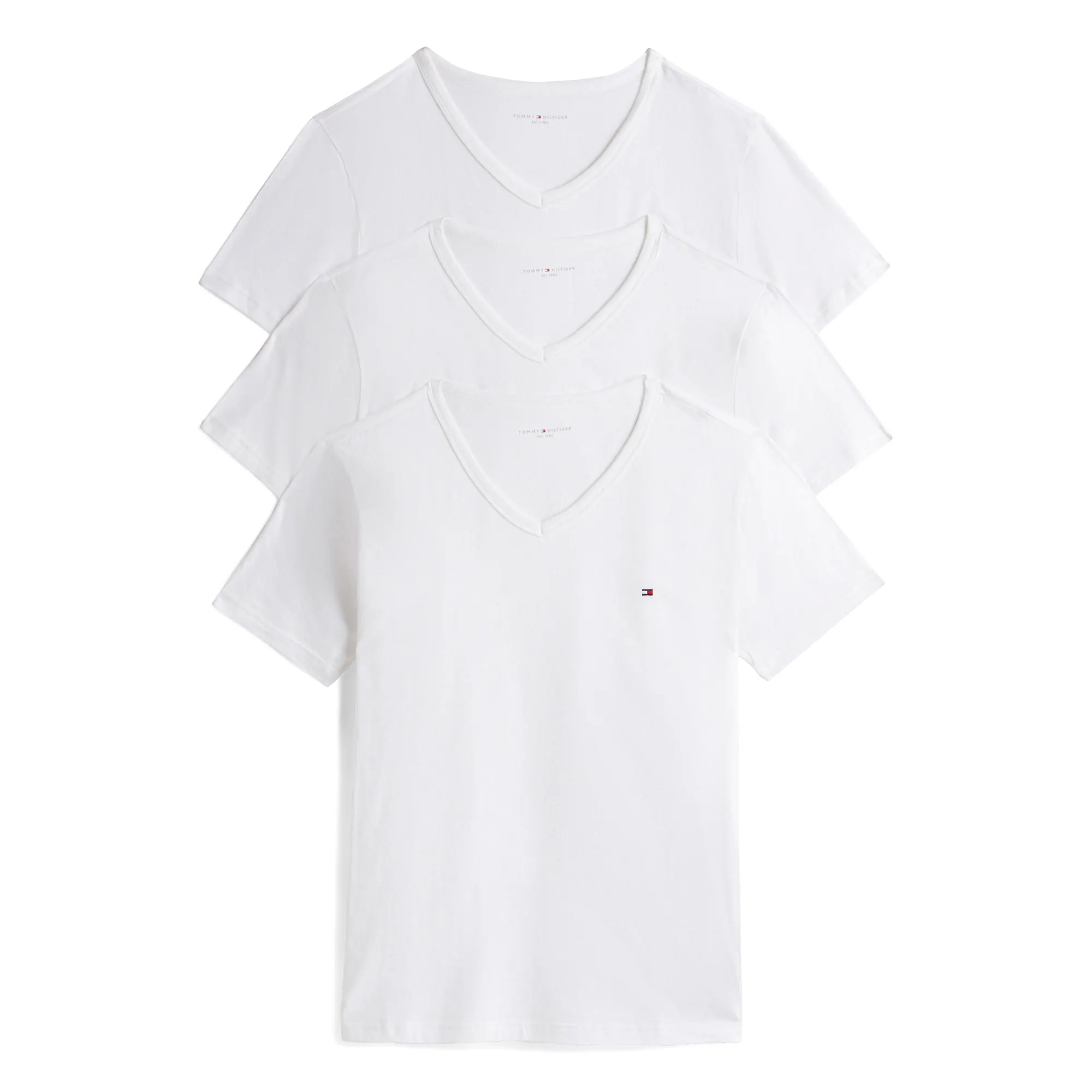Tommy Hilfiger V-Neck Shirts Heren (3-pack)