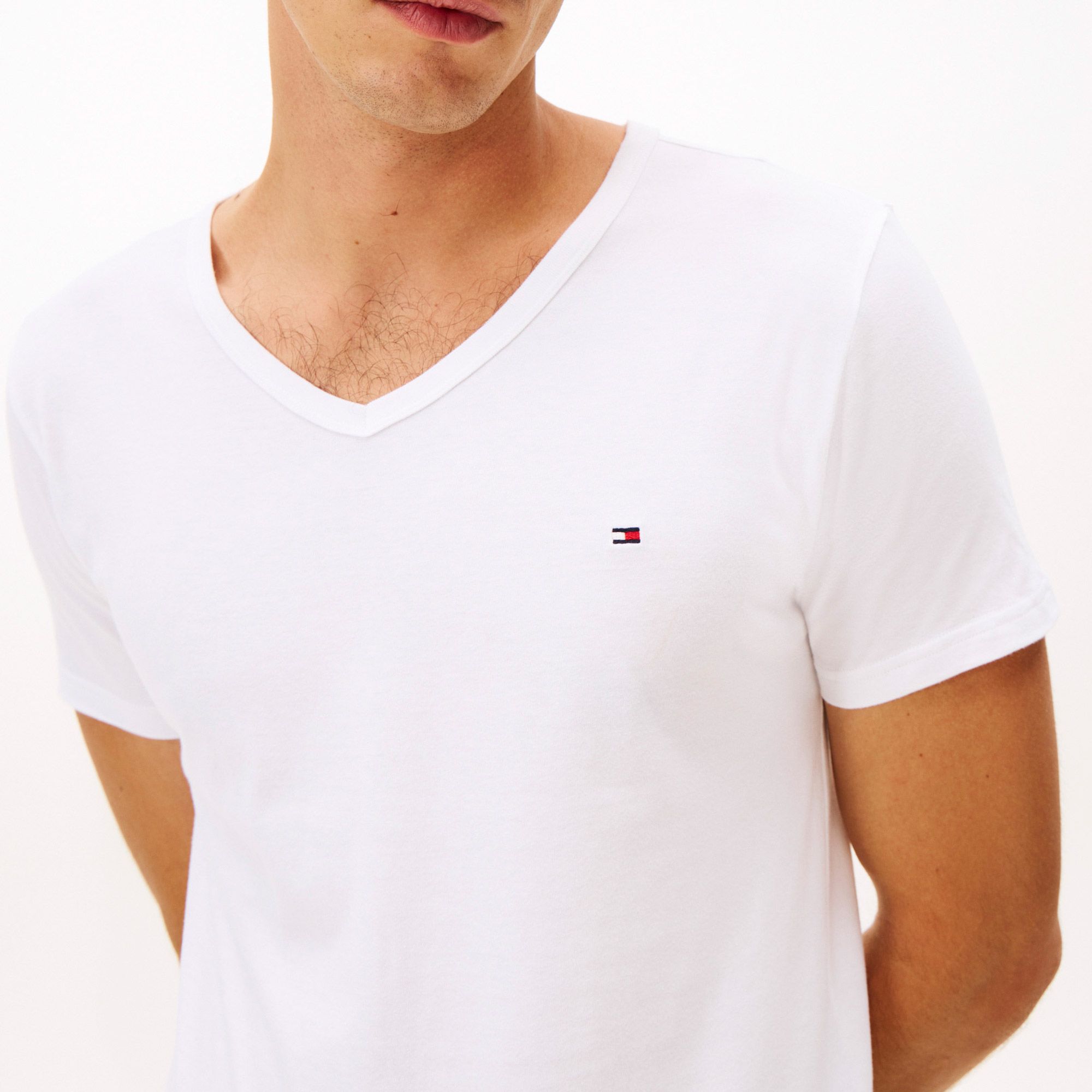Tommy Hilfiger V-Neck Shirts Heren (3-pack)