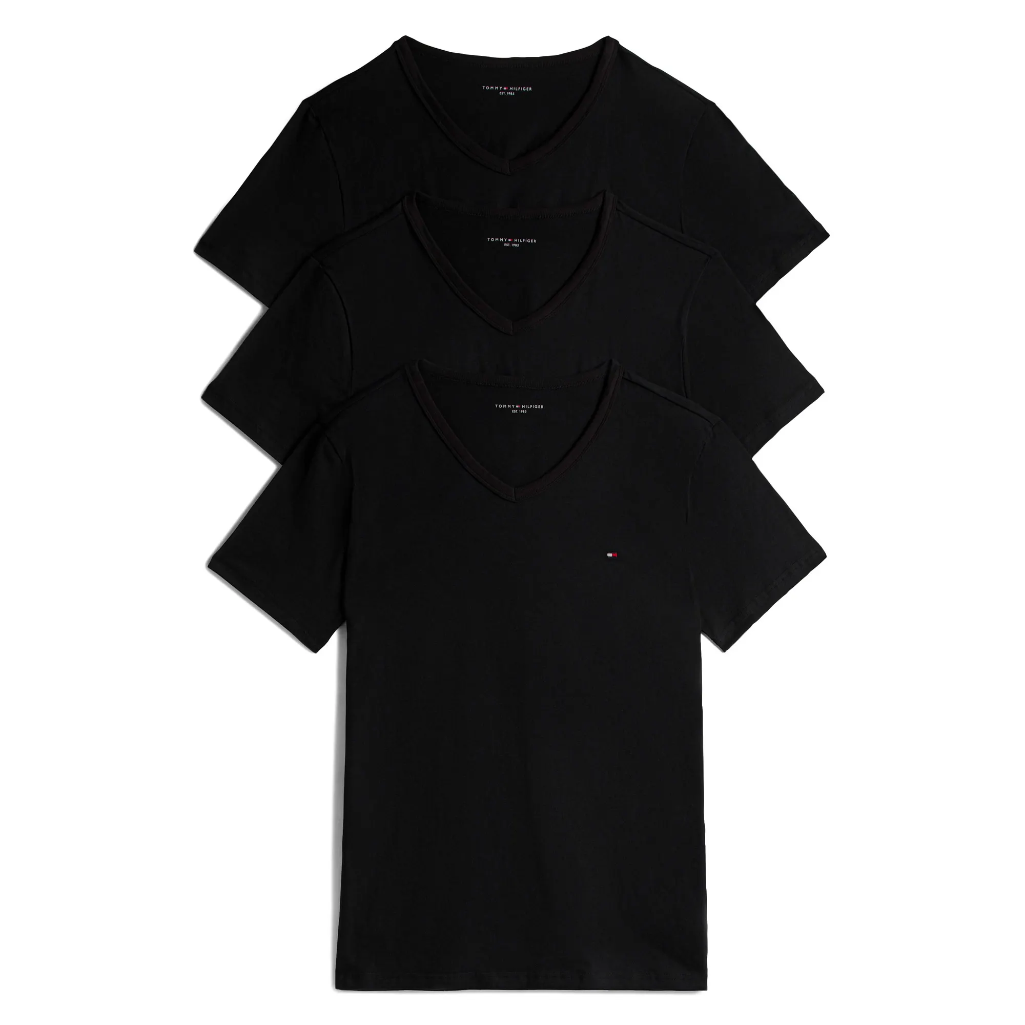 Tommy Hilfiger V-Neck Shirts Heren (3-pack)