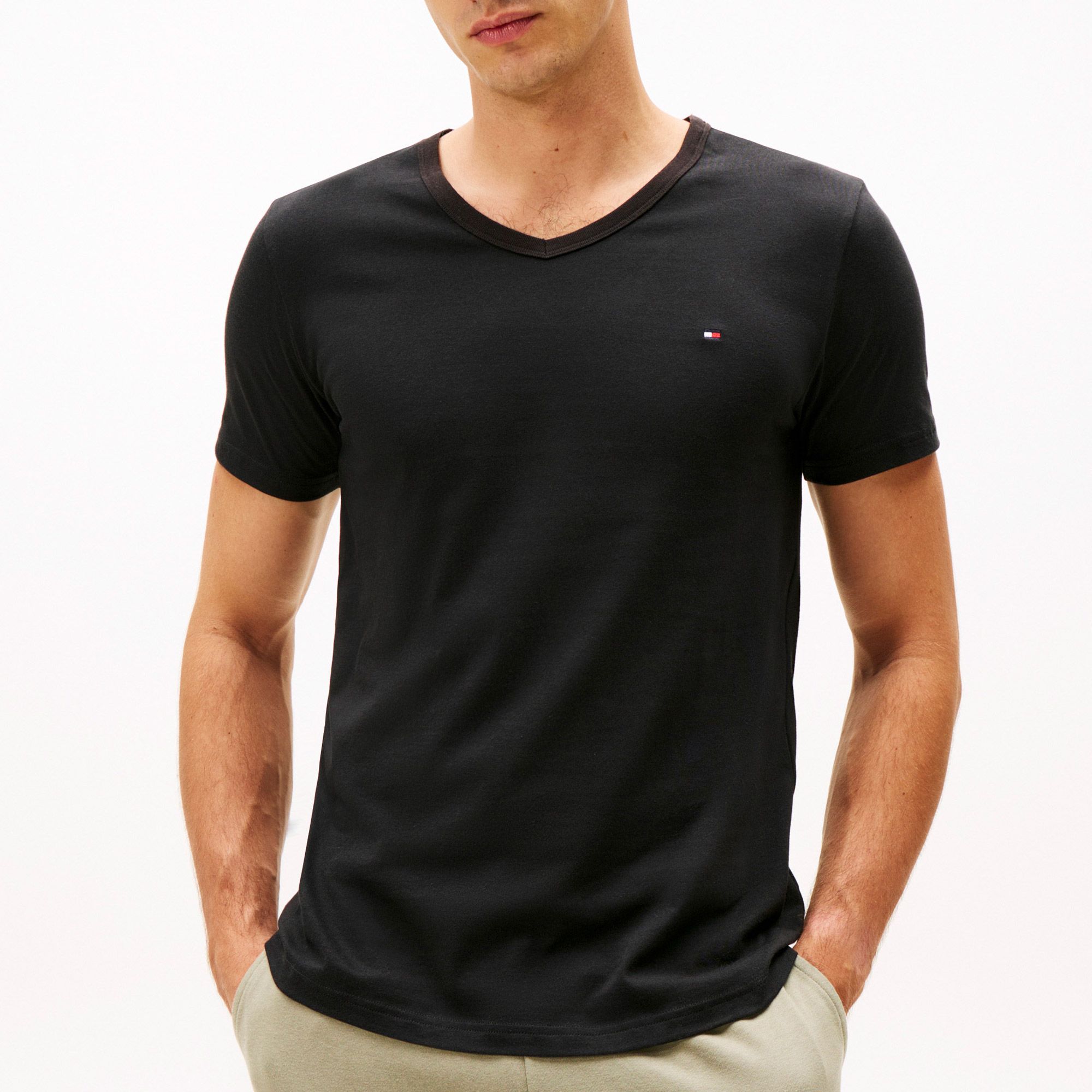 Tommy Hilfiger V-Neck Shirts Heren (3-pack)