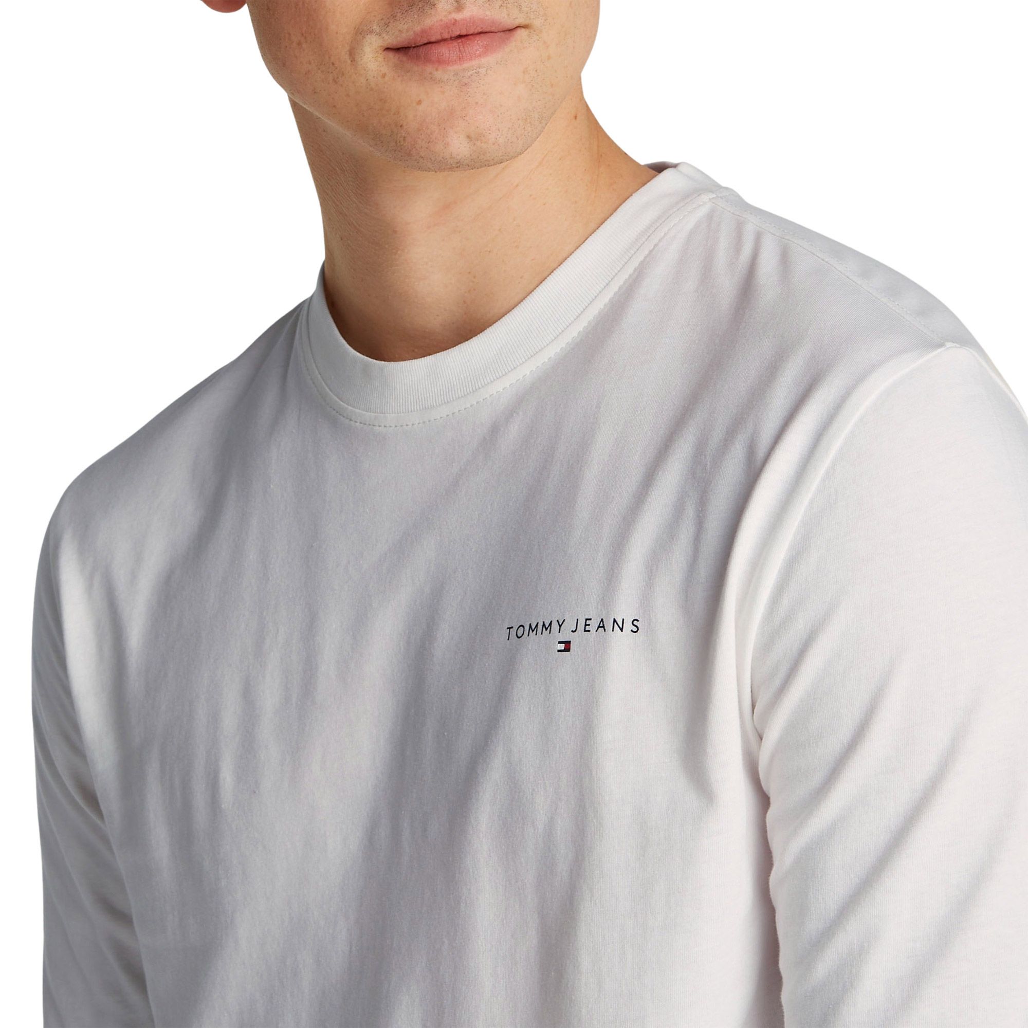 Tommy Hilfiger Slim Linear Chest Logo Longsleeve Shirt Heren