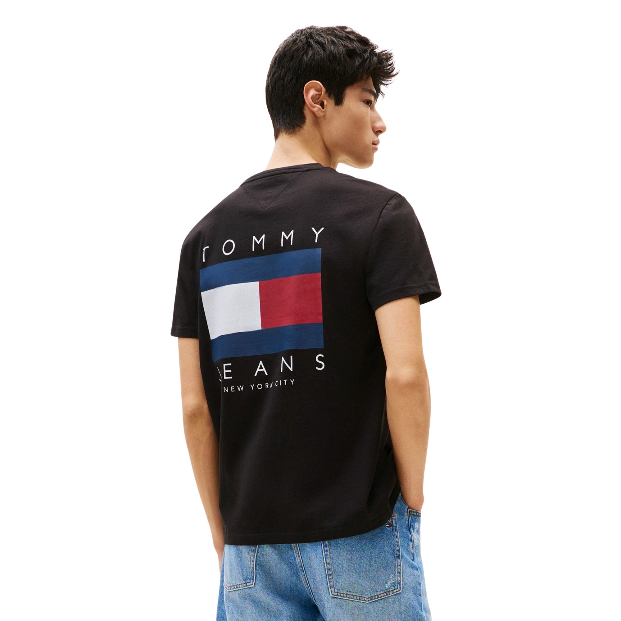 Tommy Hilfiger Regular Flag Graphic Back Shirt Heren