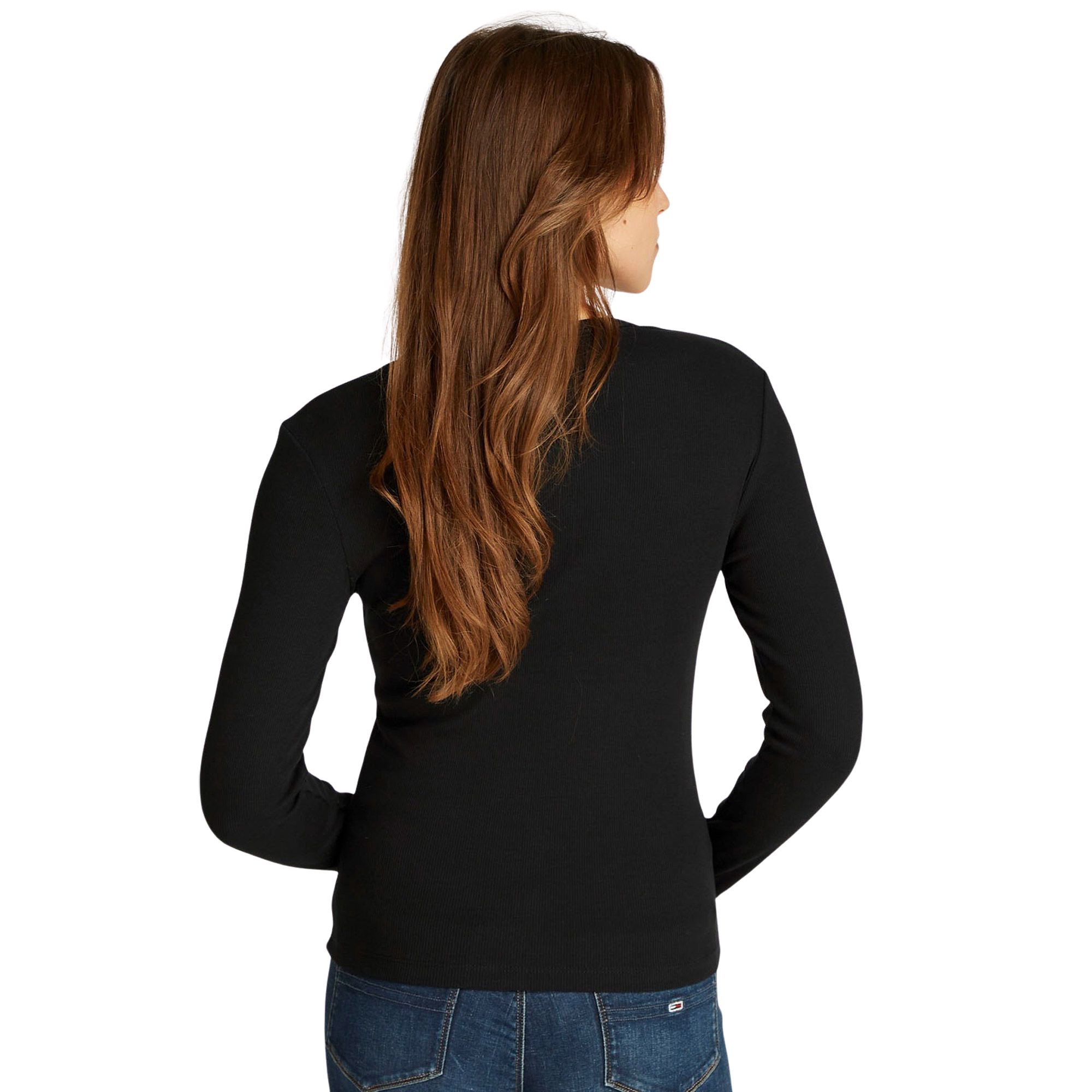 Tommy Hilfiger Slim Badge Longsleeve Shirt Dames