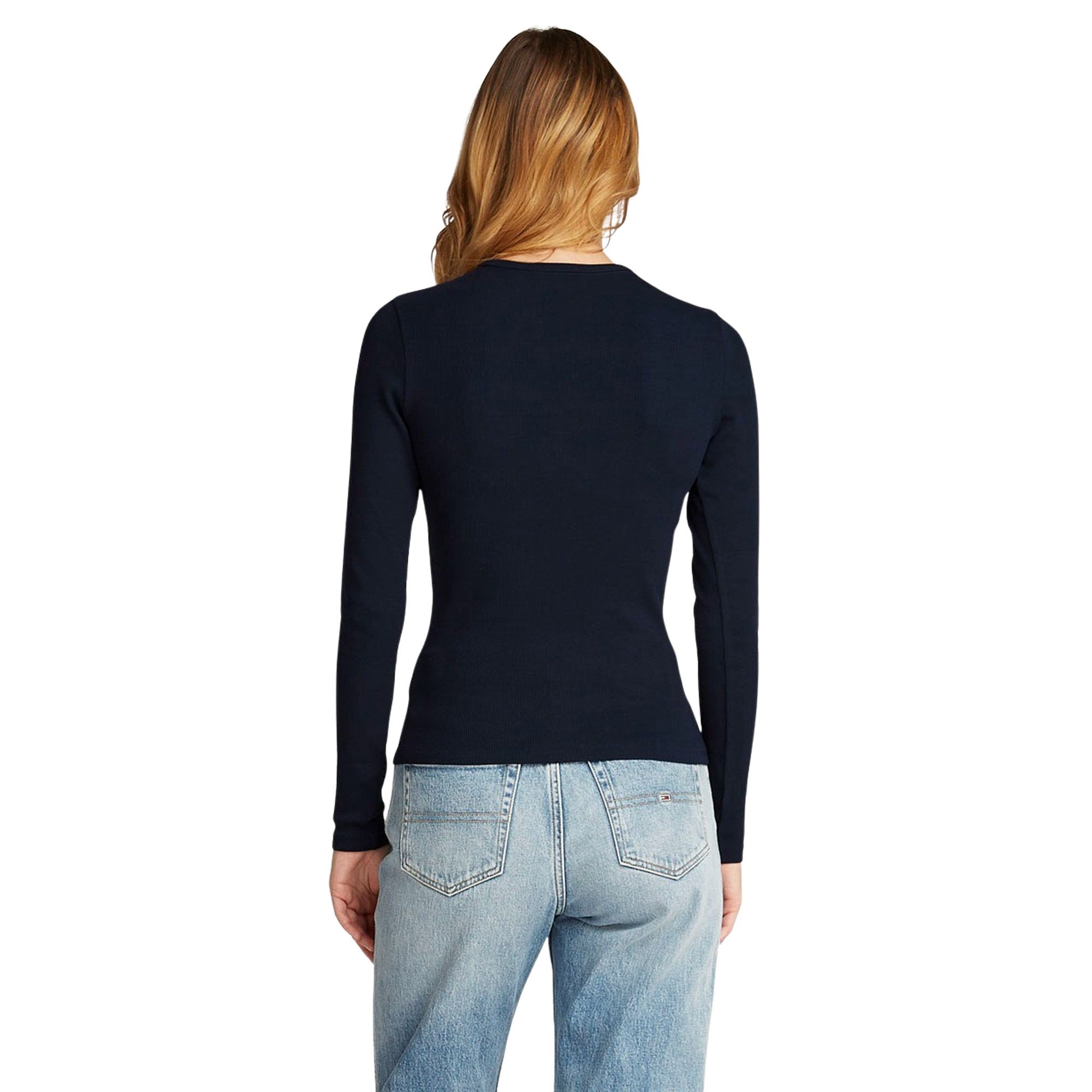 Tommy Hilfiger Slim Badge Longsleeve Shirt Damen