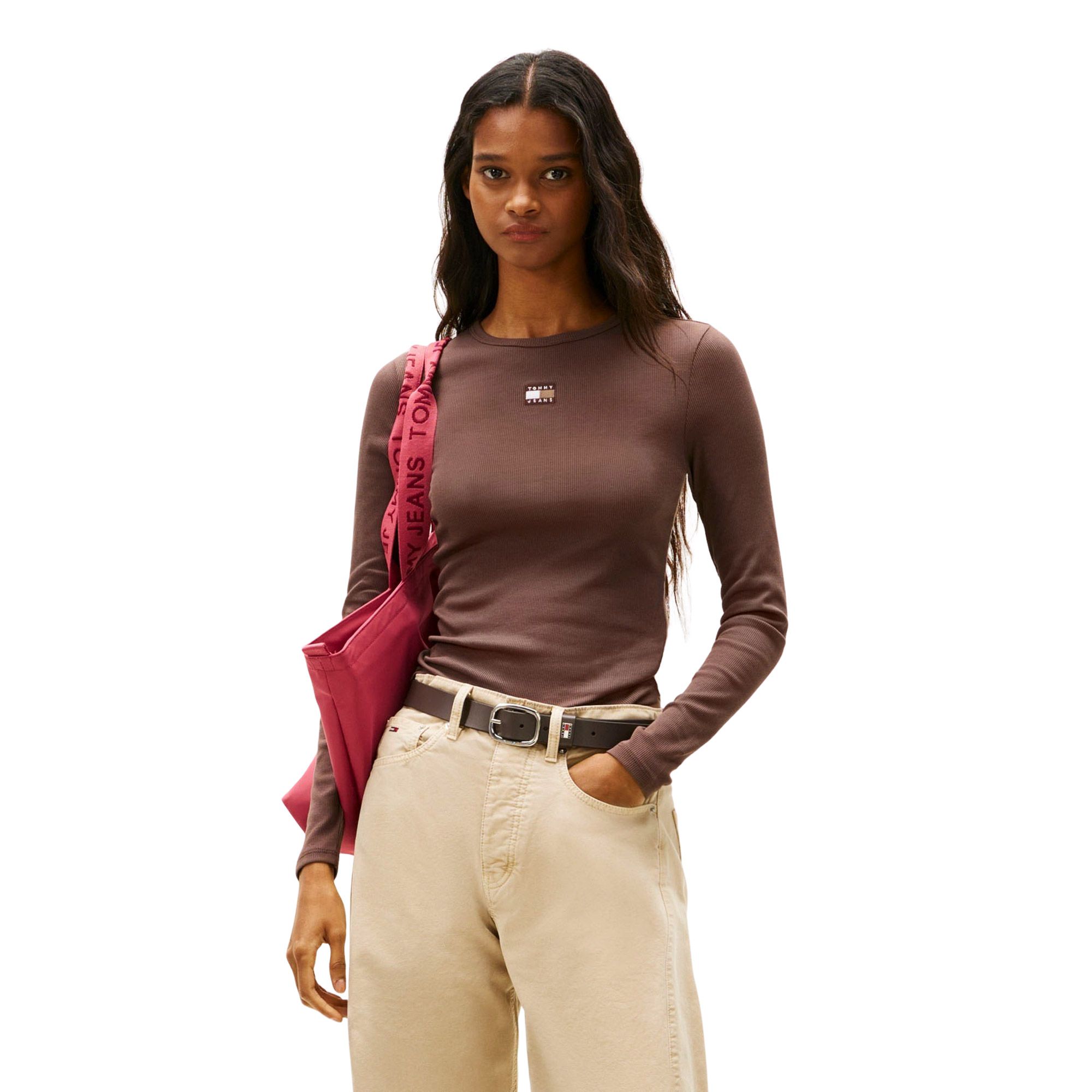Tommy Hilfiger Slim Badge Longsleeve Shirt Dames