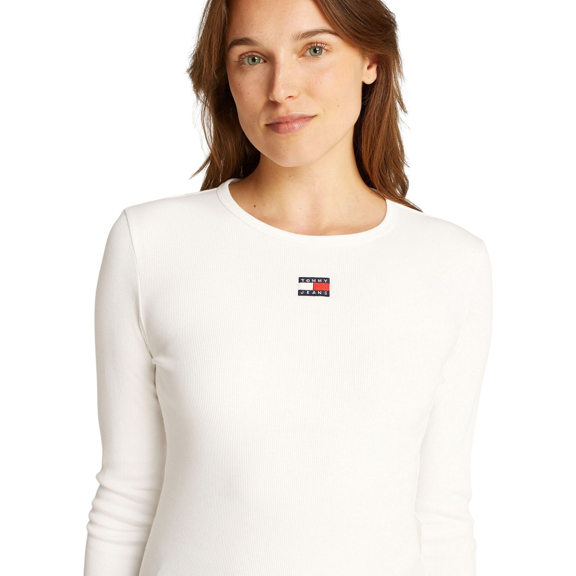 Tommy Hilfiger Slim Badge Longsleeve Shirt Dames