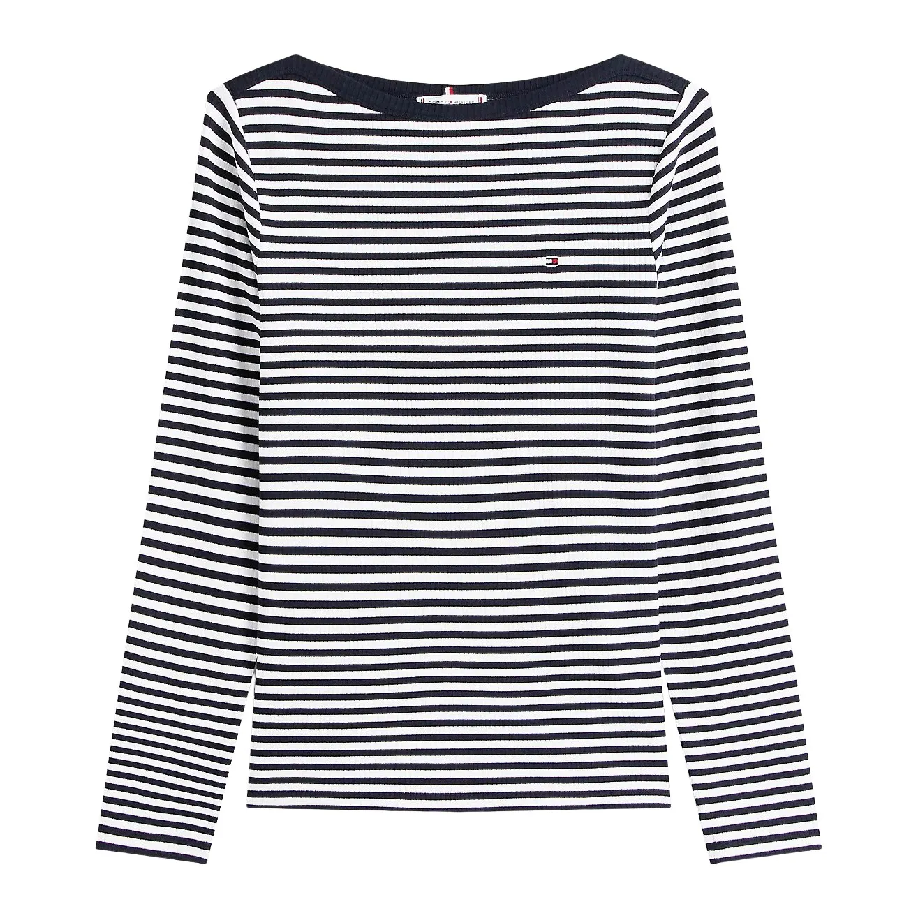 Shirt Tommy Hilfiger Slim Rib Longsleeve Femmes