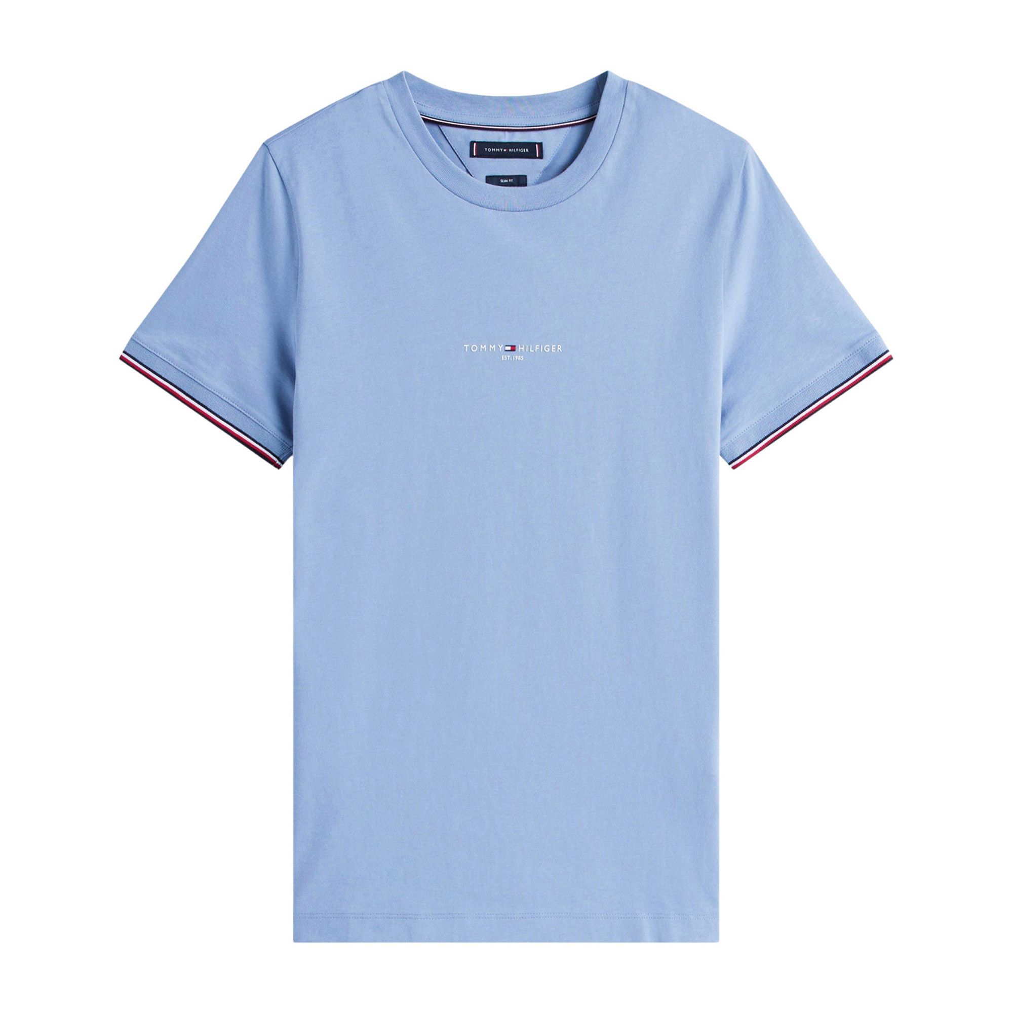 Tommy Hilfiger Tipped Slim Crew Shirt Herren