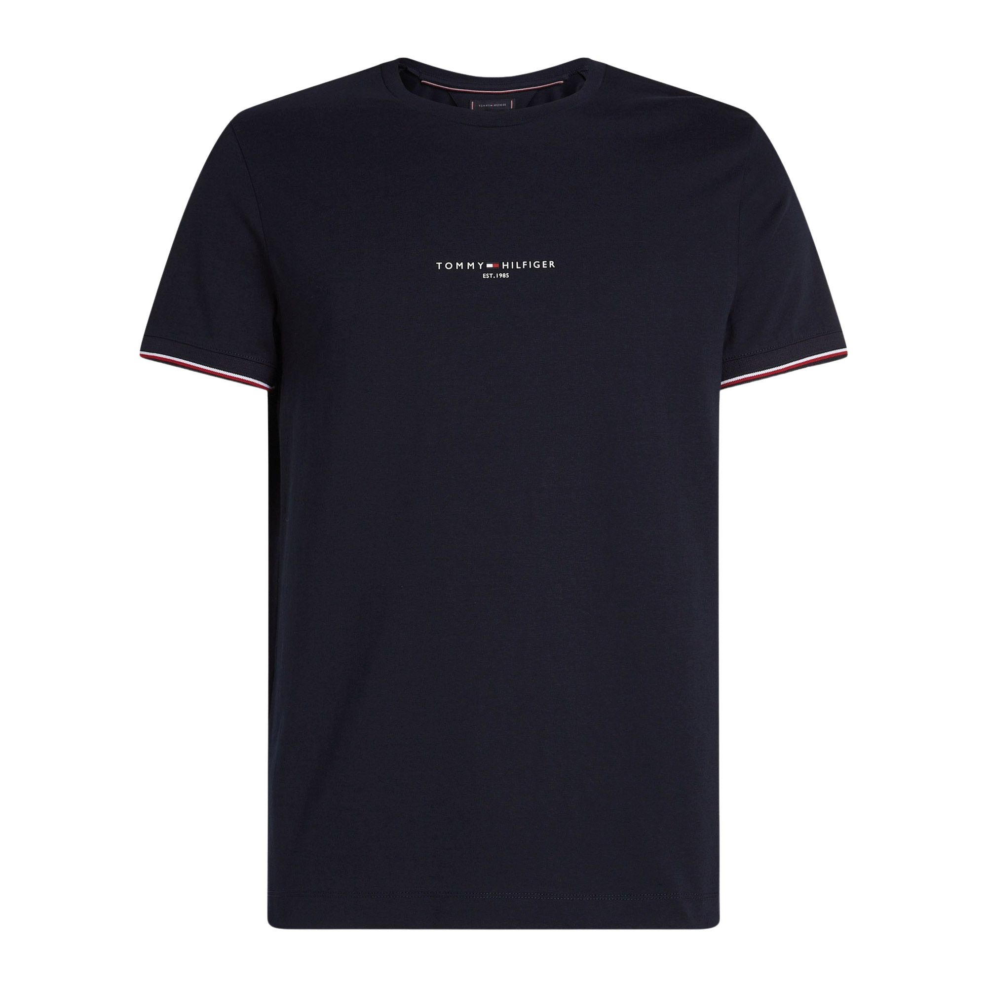 Tommy Hilfiger Tipped Slim Crew Shirt Heren