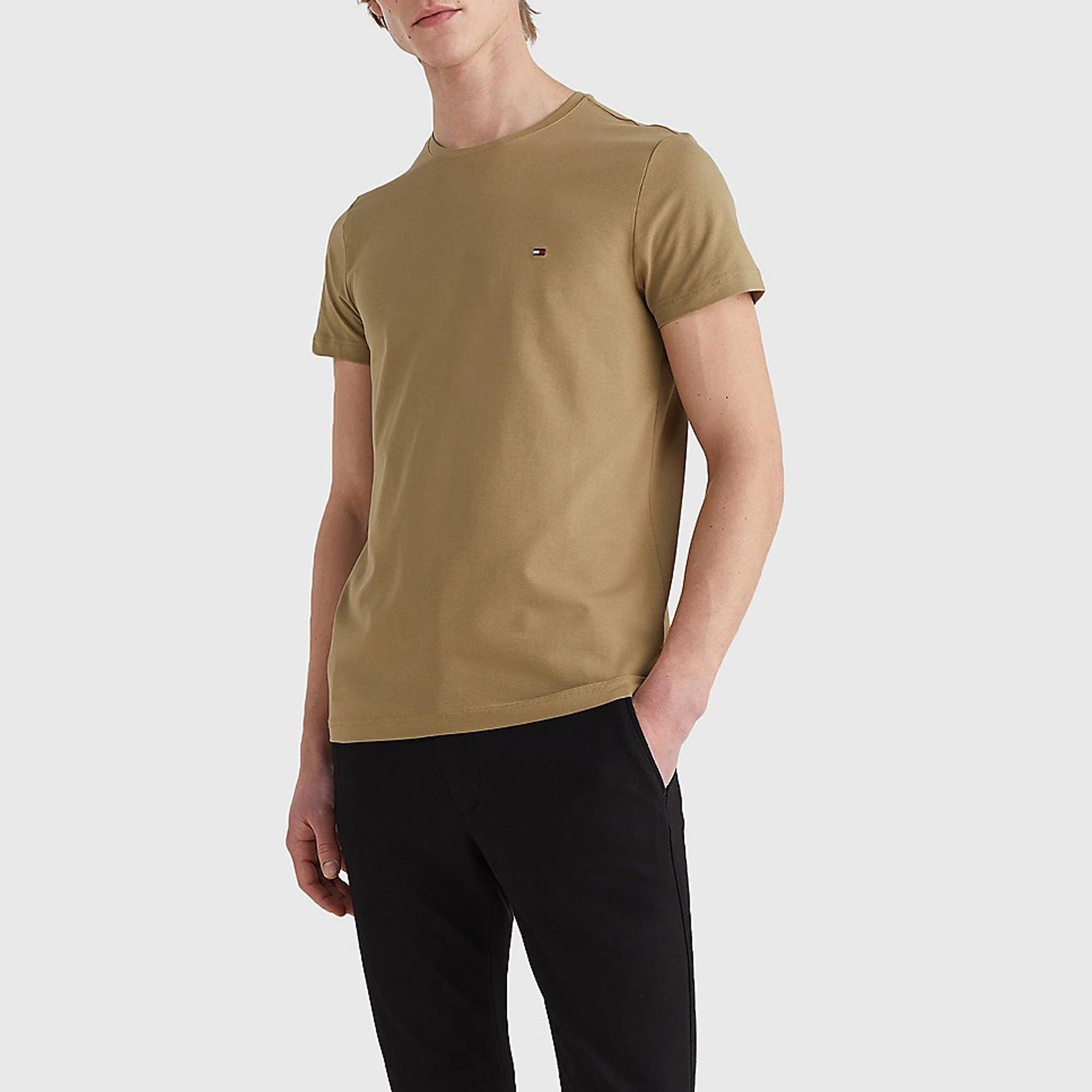 Tommy Hilfiger Stretch Slim Fit Jersey Shirt Heren