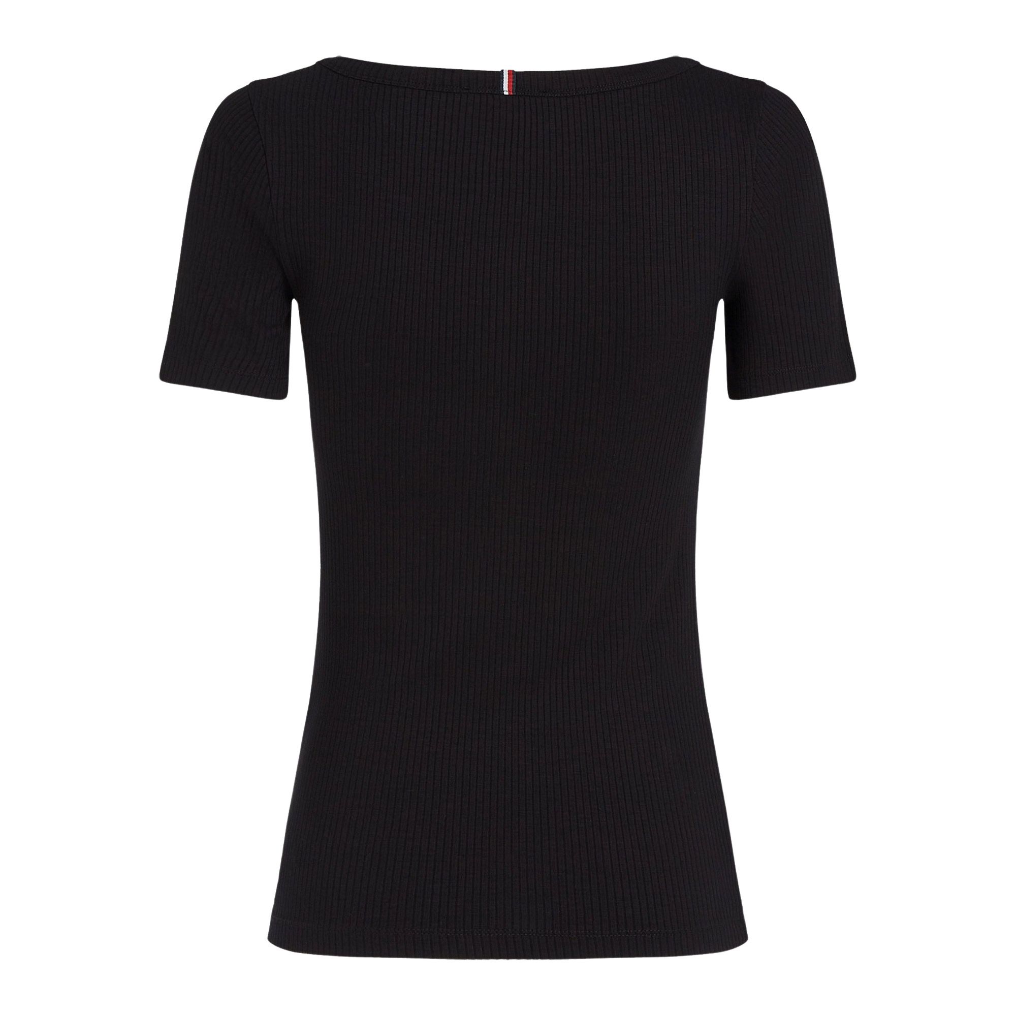 Tommy Hilfiger Slim 5X2 Rib Crew Shirt Dames
