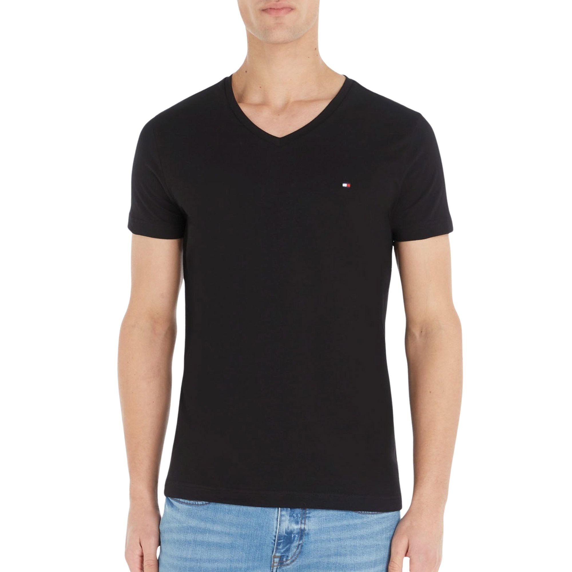 Tommy Hilfiger Core Stretch Slim V-neck Shirt Heren