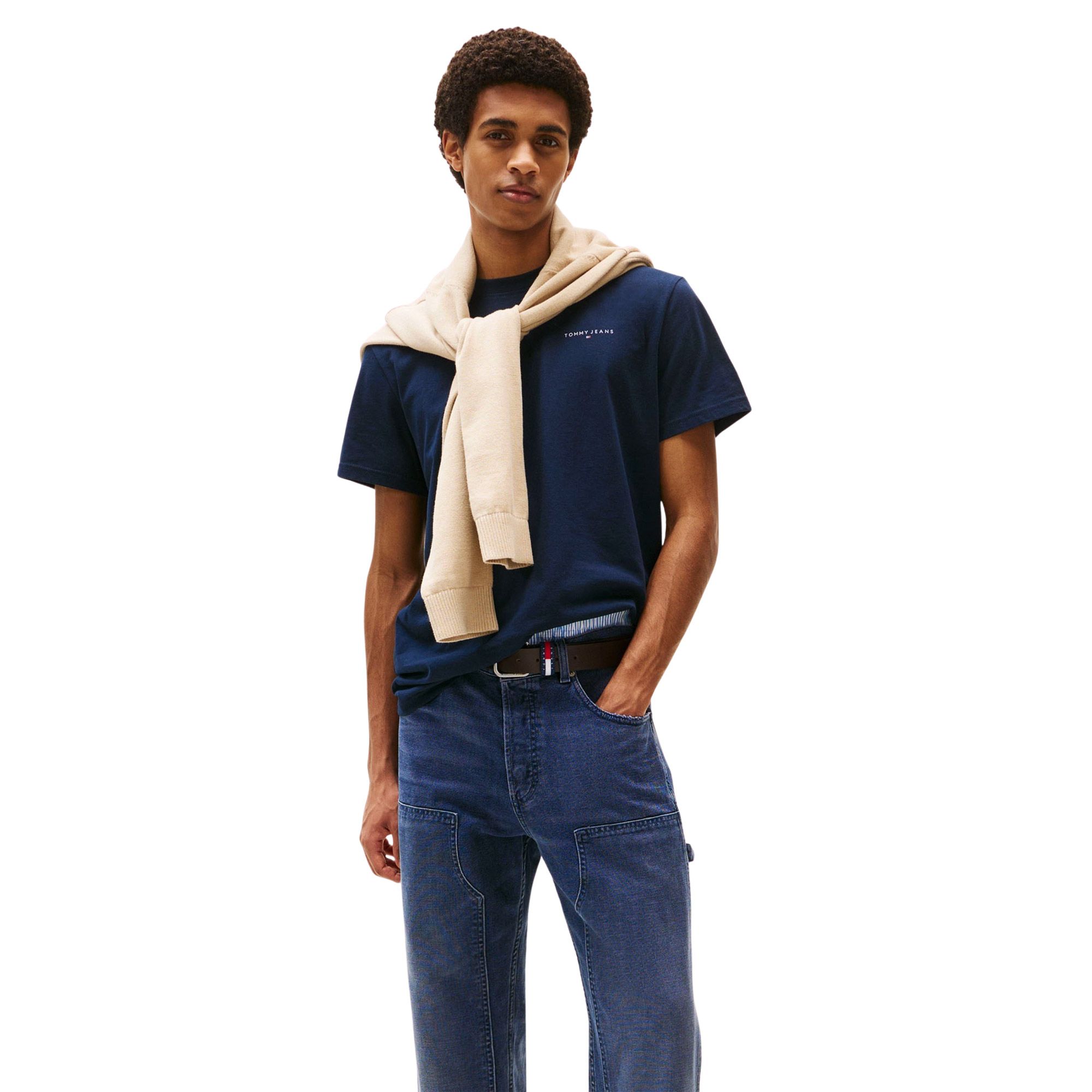 Tommy Hilfiger Slim Linear Chest Logo Shirt Heren